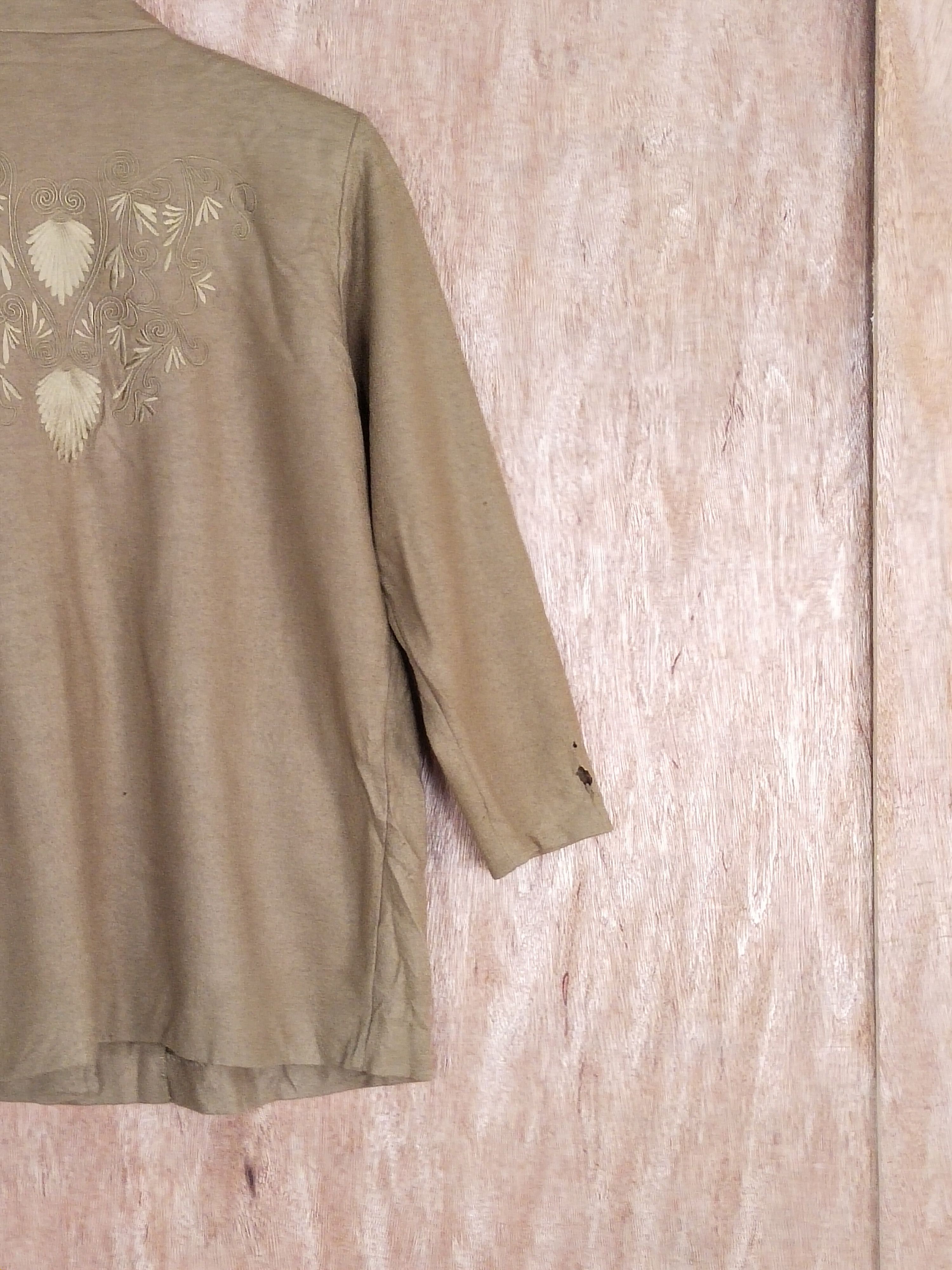 Japanese Brand My Madonna brown thrashed distressed cardigan #S187 Size US L / EU 52-54 / 3 - 12 Thumbnail