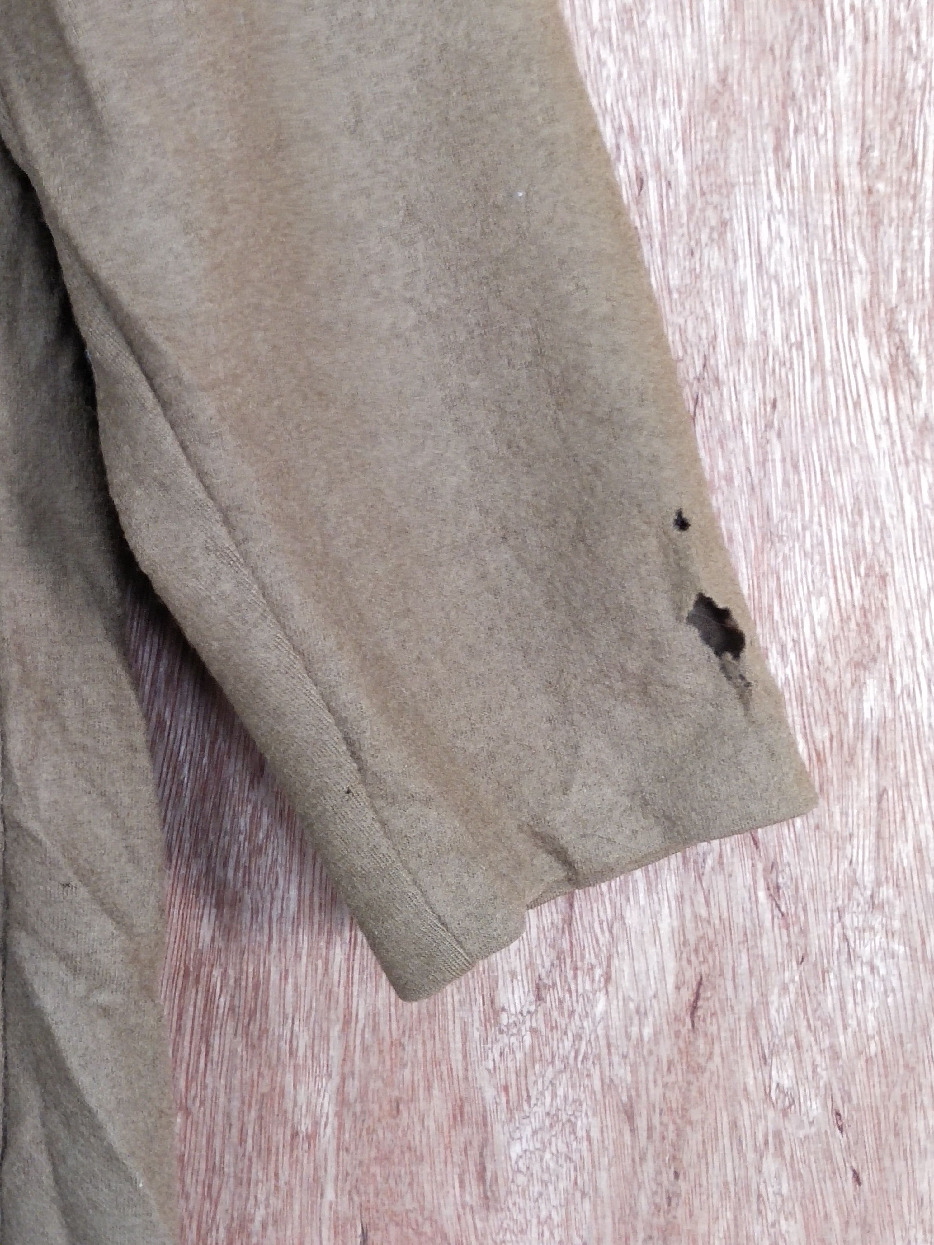 Japanese Brand My Madonna brown thrashed distressed cardigan #S187 Size US L / EU 52-54 / 3 - 13 Thumbnail