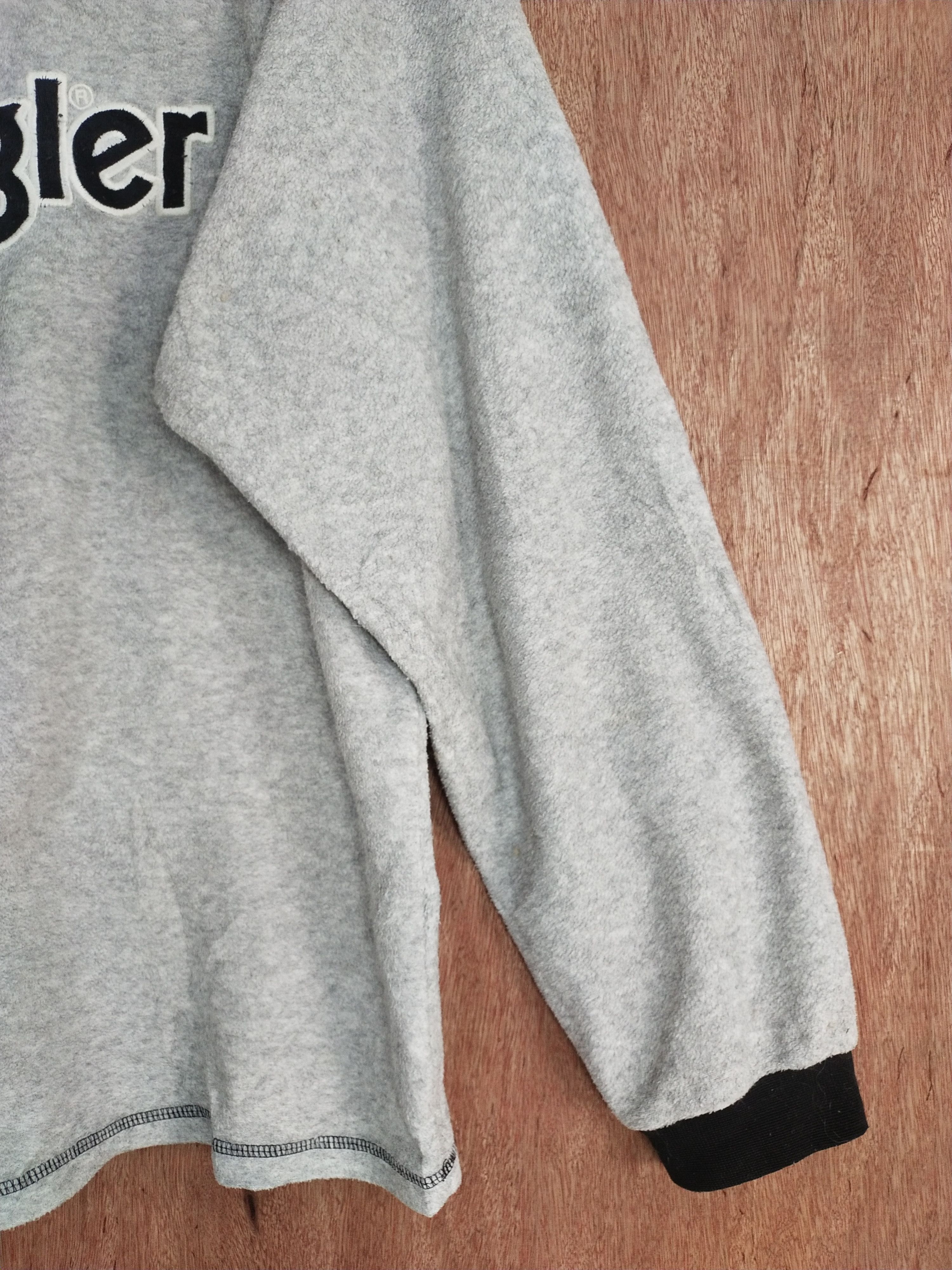 Wrangler Wrangler gray vintage sweatshirt #S177 Size US XL / EU 56 / 4 - 4 Thumbnail