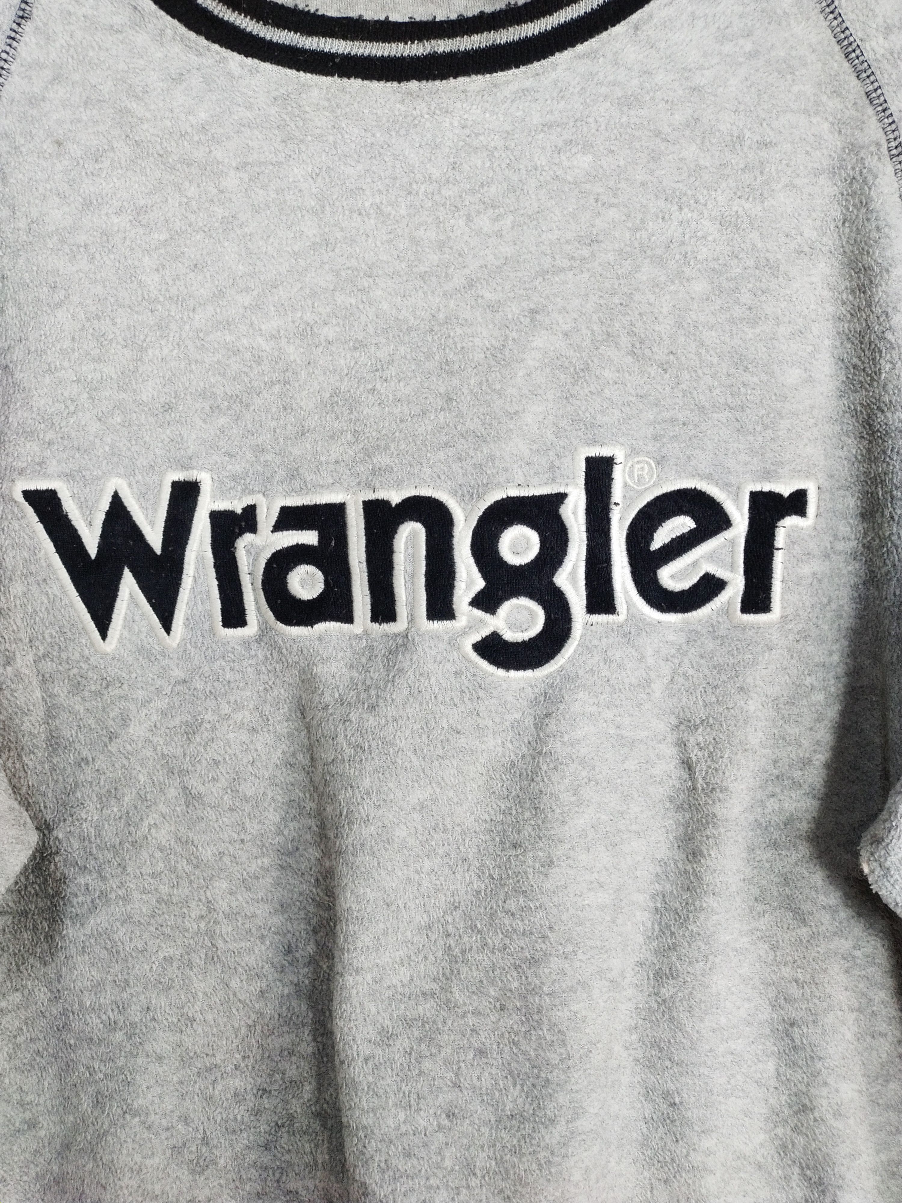 Wrangler Wrangler gray vintage sweatshirt #S177 Size US XL / EU 56 / 4 - 6 Thumbnail