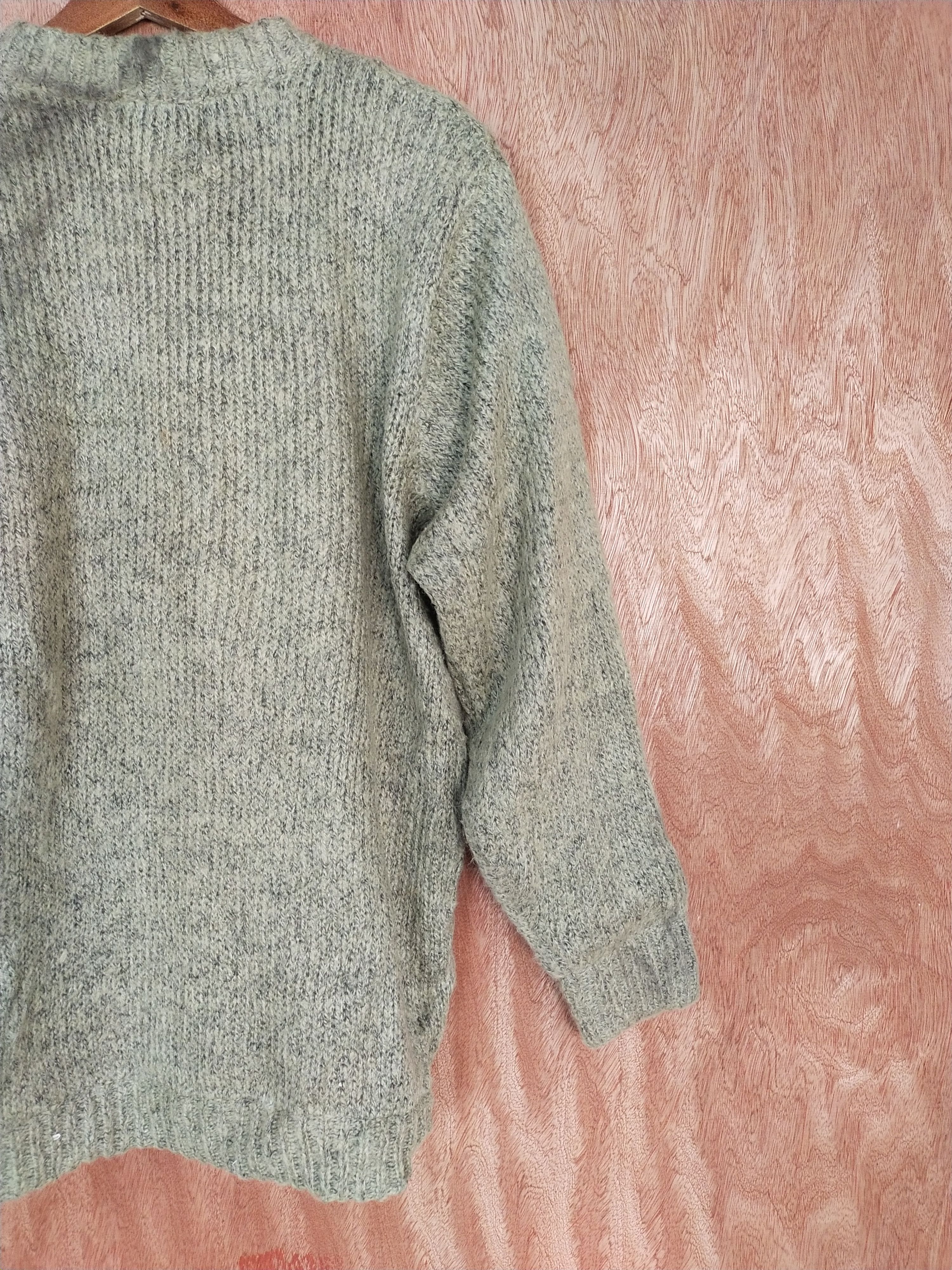 Aran Isles Knitwear × Japanese Brand Nao light brown knitwear japan cardigan #S172 Size US L / EU 52-54 / 3 - 8 Thumbnail
