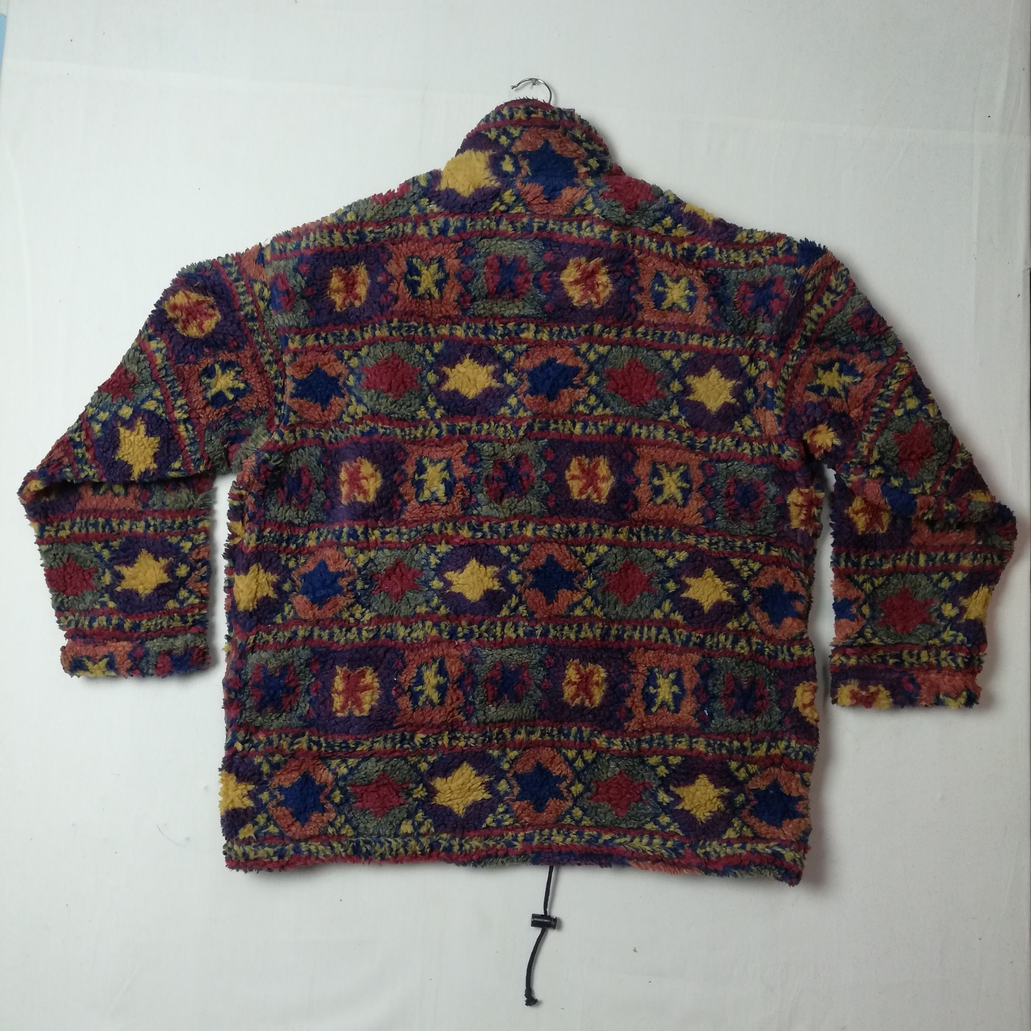 Japanese Brand Vintage Ratonlaveur Sherpa Fleece Art Zipper Jacket Size US XXL / EU 58 / 5 - 3 Thumbnail