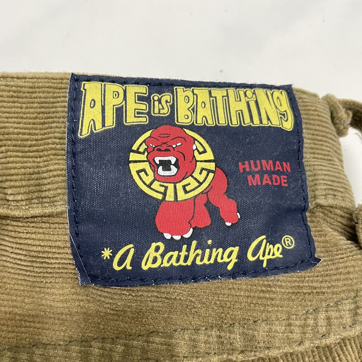 Human Made × Nigo × Vintage 🔥00s BAPE HUMAN MADE CORDUROY BOXY PANT Size US 38 / EU 54 - 7 Thumbnail