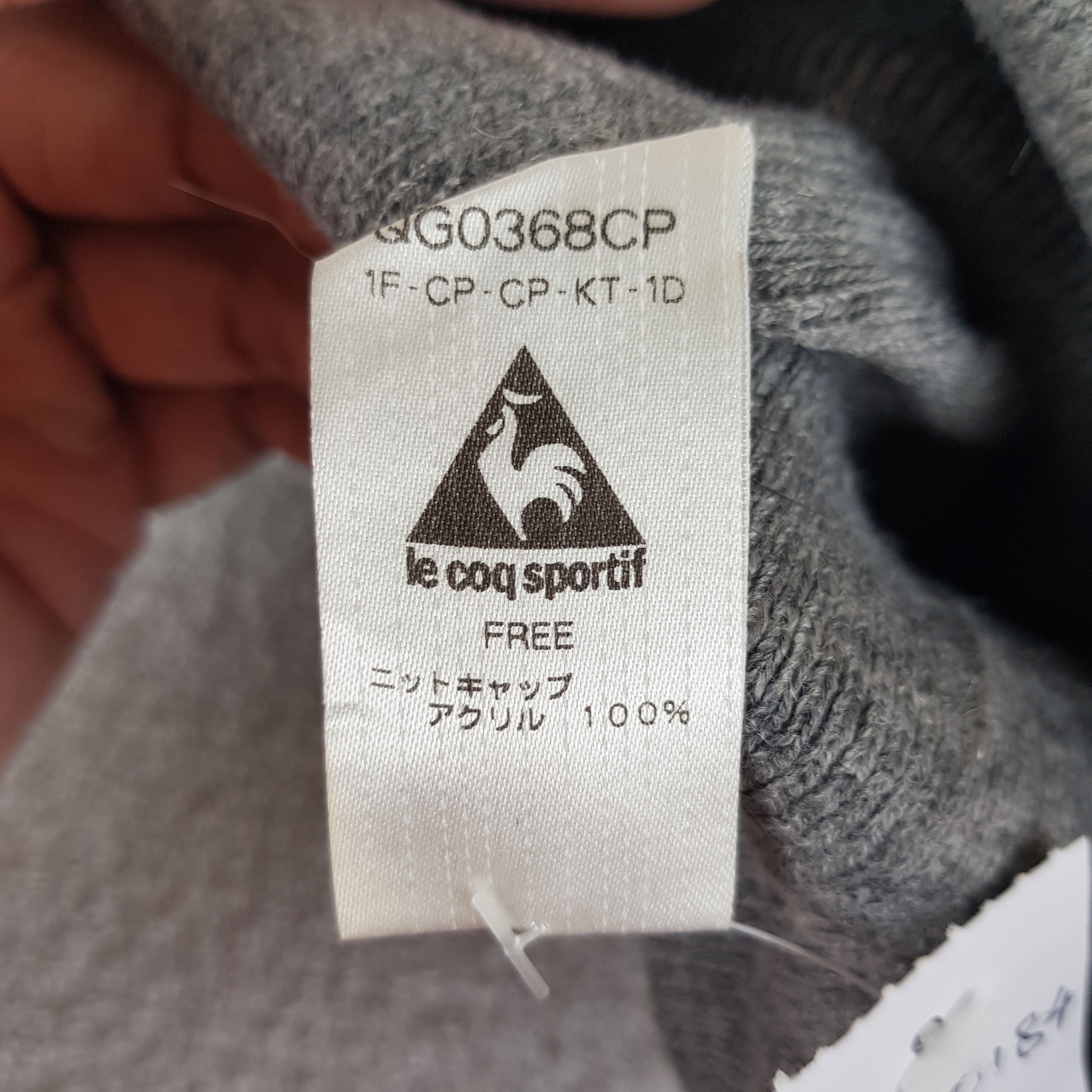 Le Coq Sportif × Vintage Le Coq Sportif Beanie Snow Cap Le Coq Sportif Hats Size ONE SIZE - 6 Thumbnail