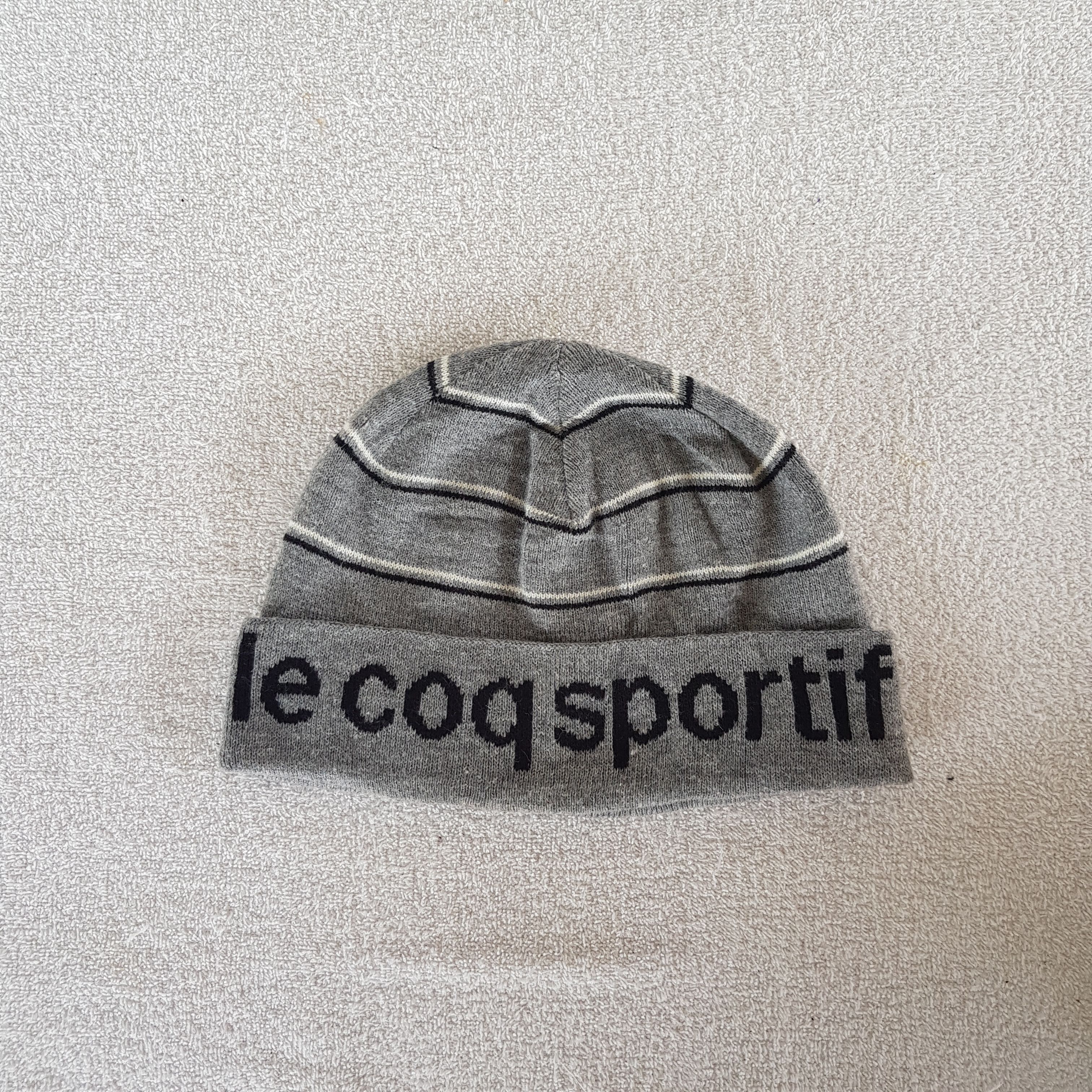 Le Coq Sportif × Vintage Le Coq Sportif Beanie Snow Cap Le Coq Sportif Hats Size ONE SIZE - 5 Thumbnail