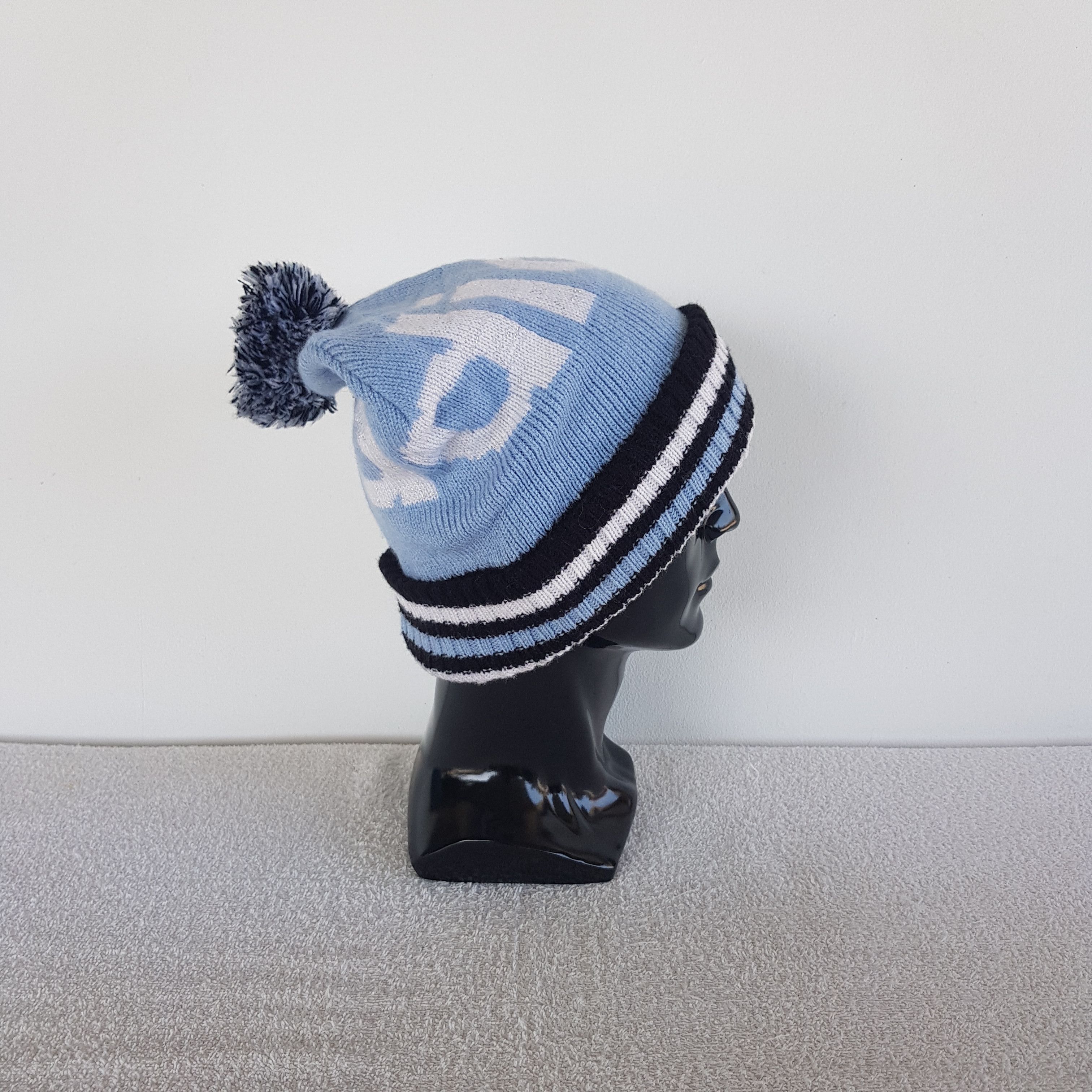 Japanese Brand × Vintage Vintage Adidas Hats Knitted Crochet Adidas Beanie Snow Cap Size ONE SIZE - 4 Thumbnail