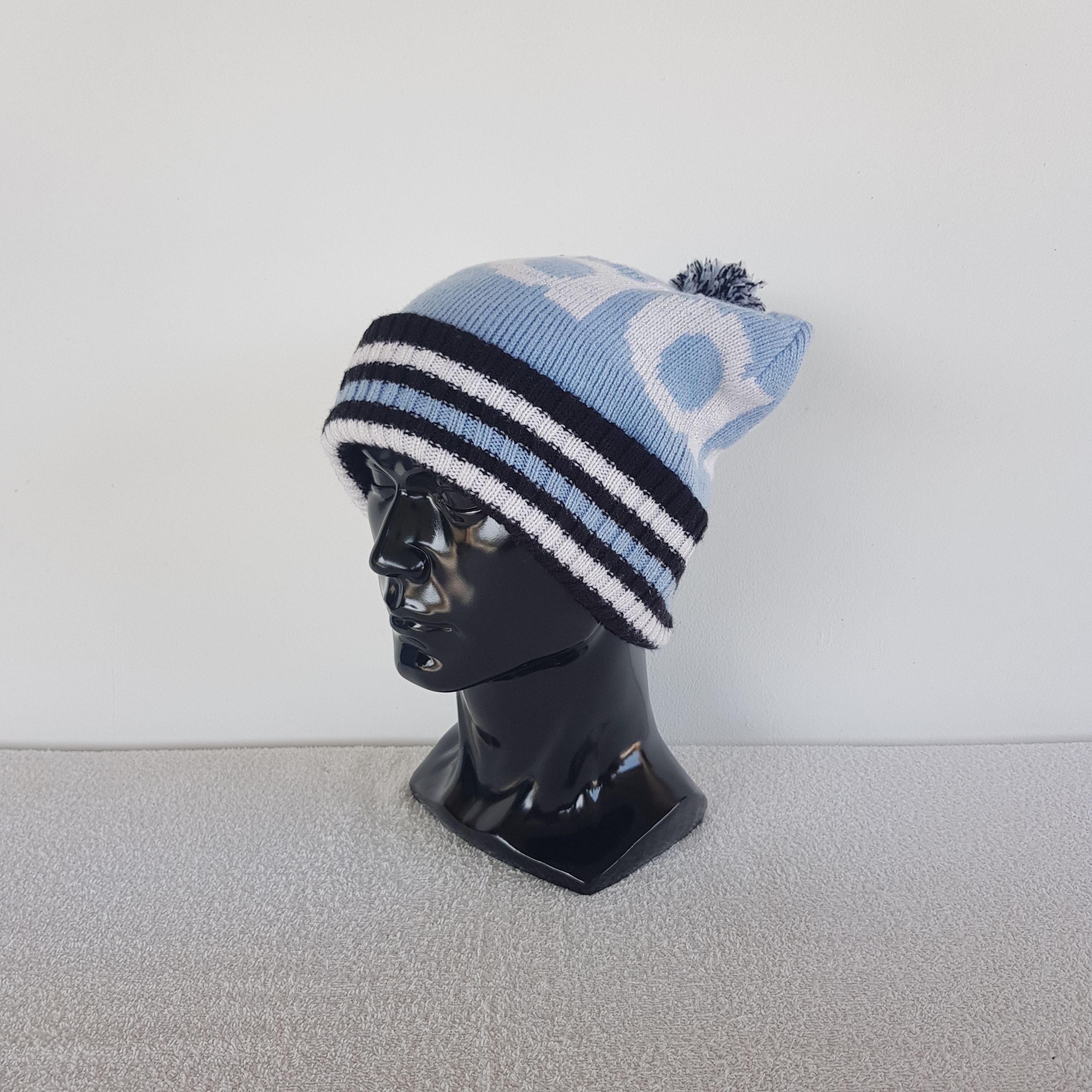 Japanese Brand × Vintage Vintage Adidas Hats Knitted Crochet Adidas Beanie Snow Cap Size ONE SIZE - 1 Thumbnail