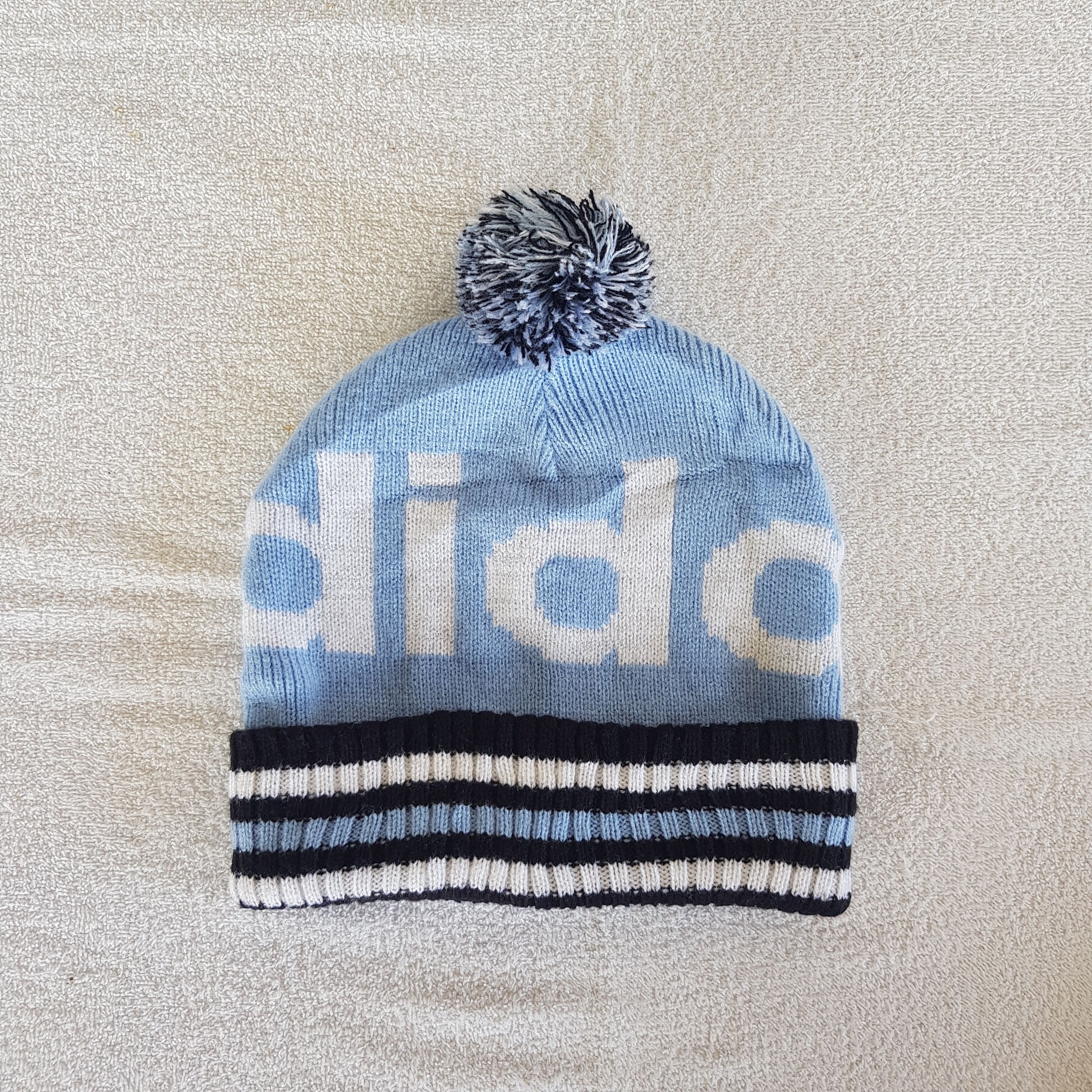 Japanese Brand × Vintage Vintage Adidas Hats Knitted Crochet Adidas Beanie Snow Cap Size ONE SIZE - 6 Thumbnail