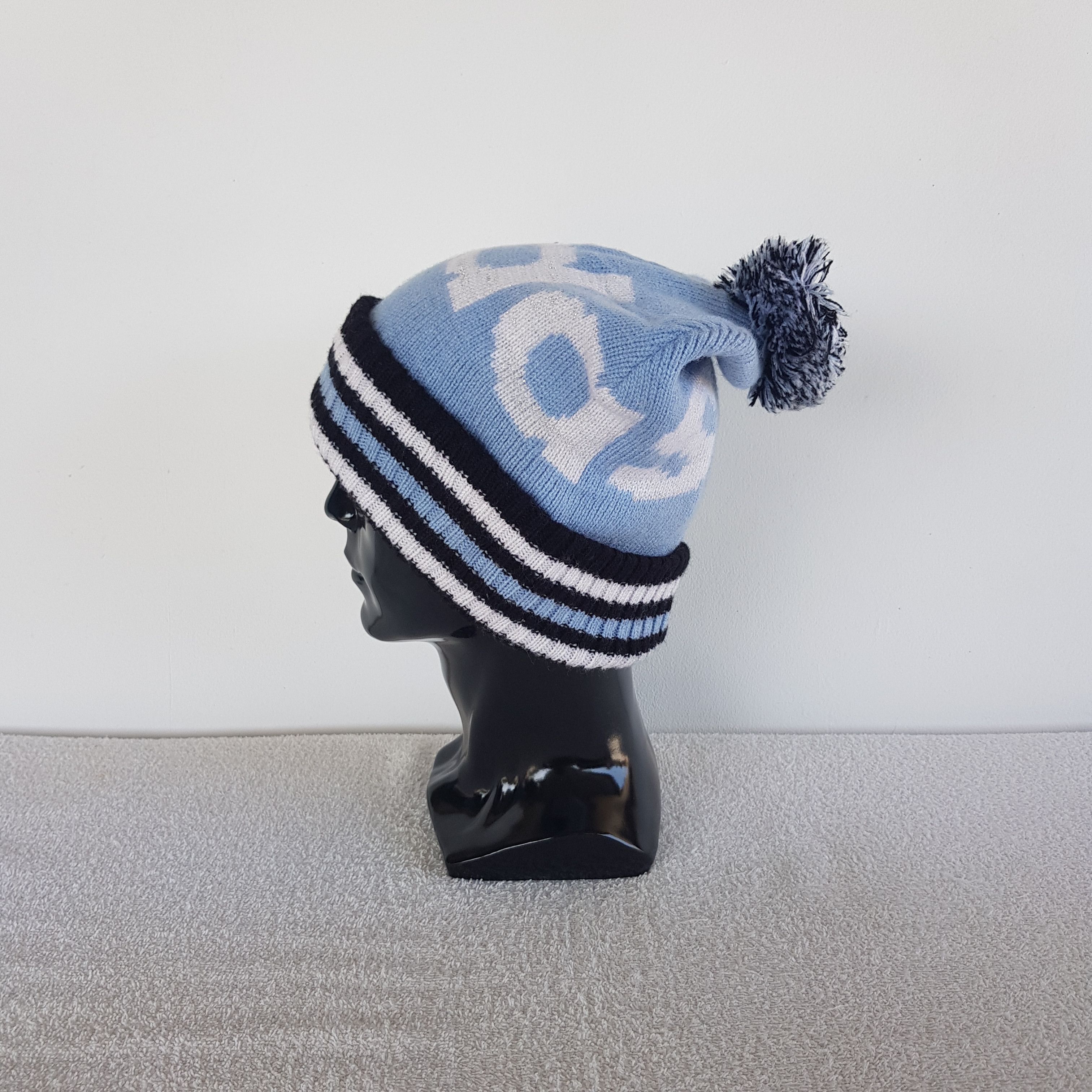 Japanese Brand × Vintage Vintage Adidas Hats Knitted Crochet Adidas Beanie Snow Cap Size ONE SIZE - 5 Thumbnail