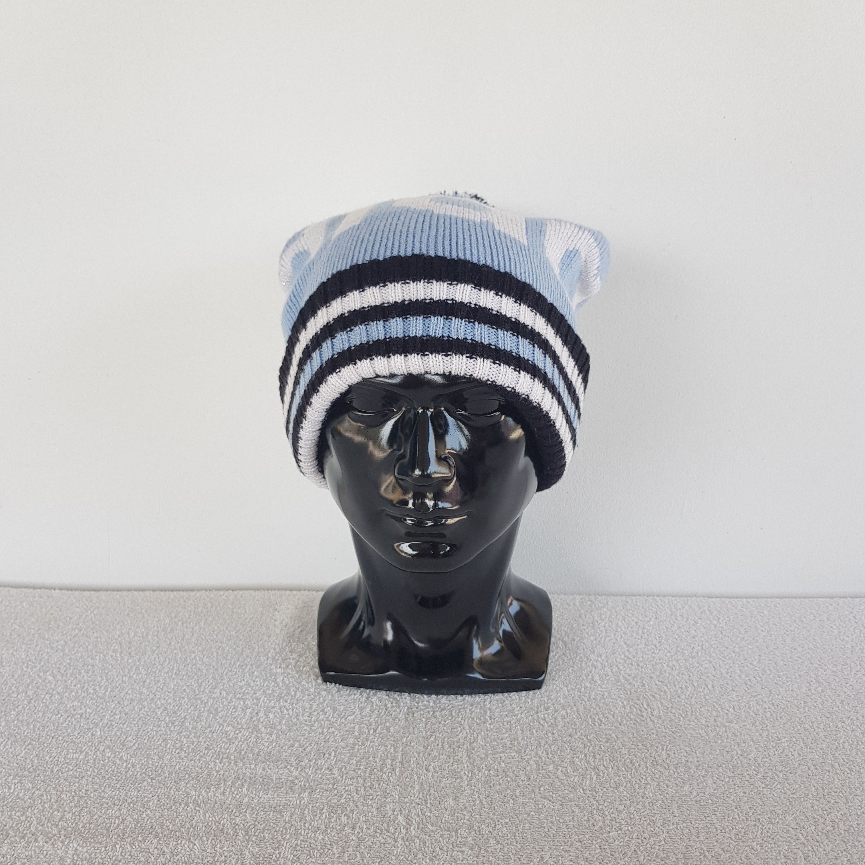 Japanese Brand × Vintage Vintage Adidas Hats Knitted Crochet Adidas Beanie Snow Cap Size ONE SIZE - 3 Thumbnail