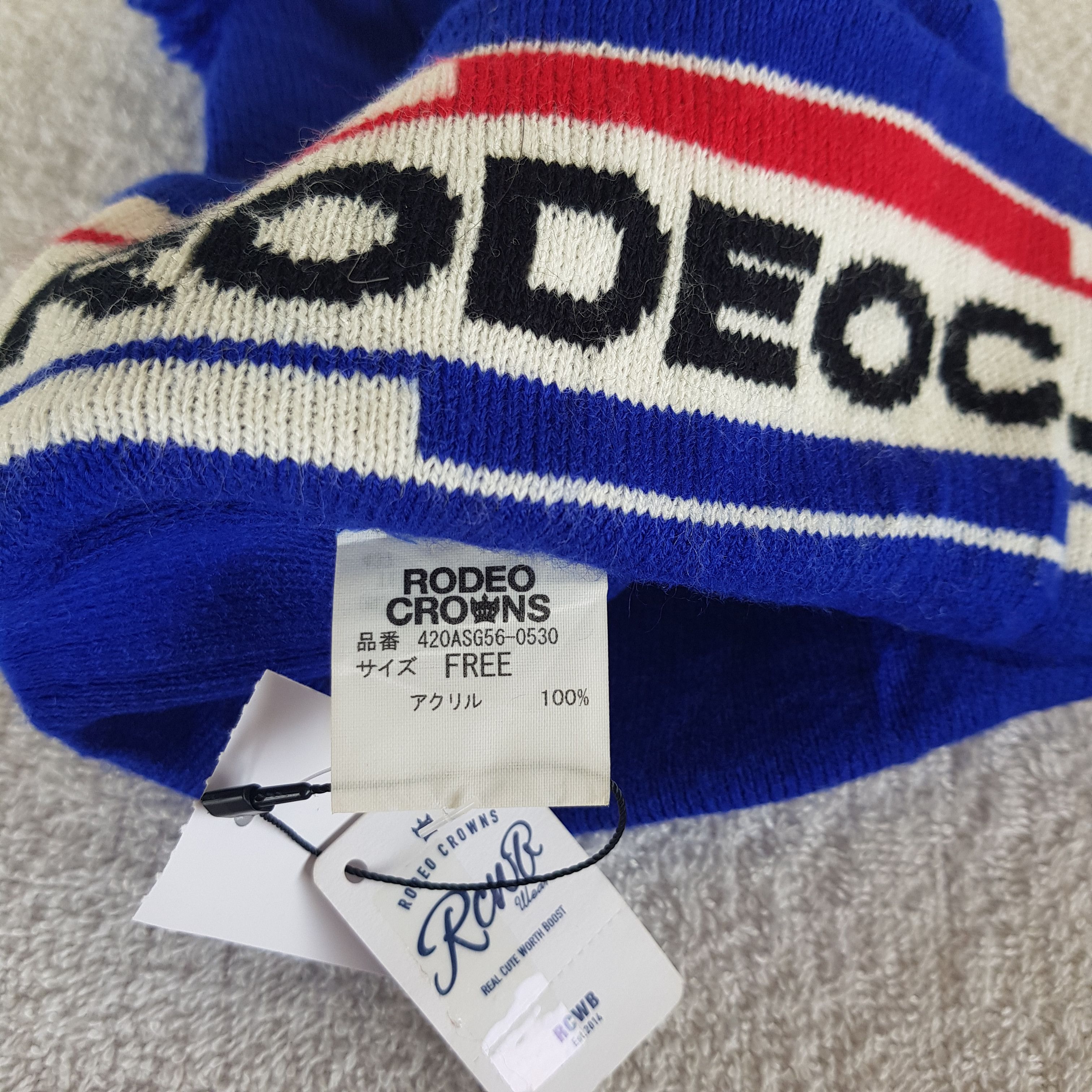 If Six Was Nine × Japanese Brand × Vintage Rodeo Crown Beanie Snow Cap Japanese Hats - AC10142. Size ONE SIZE - 7 Thumbnail