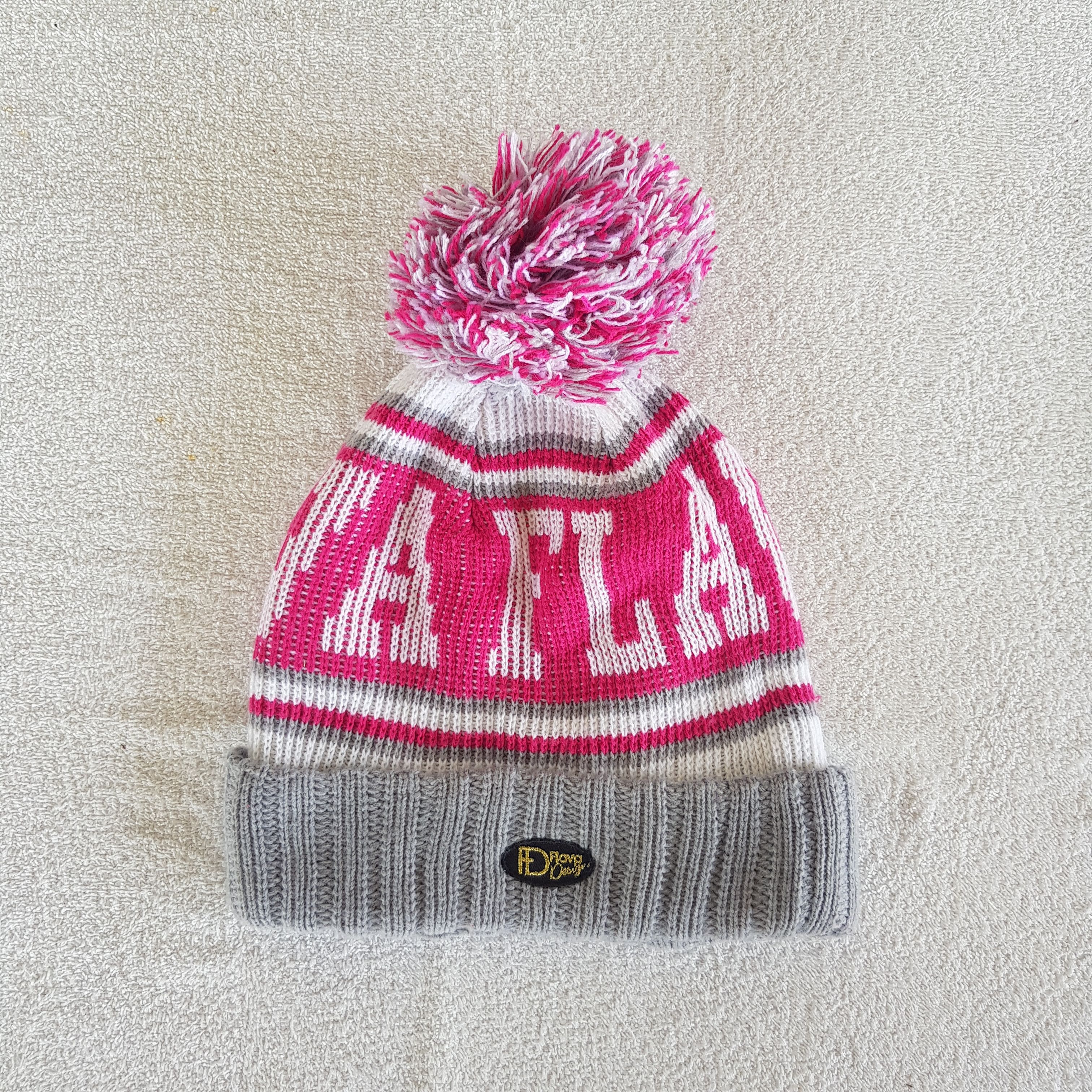 Japanese Brand Japanese Knitted Crochet Beanie Snow Cap Hats - AC10844. Size ONE SIZE - 5 Thumbnail