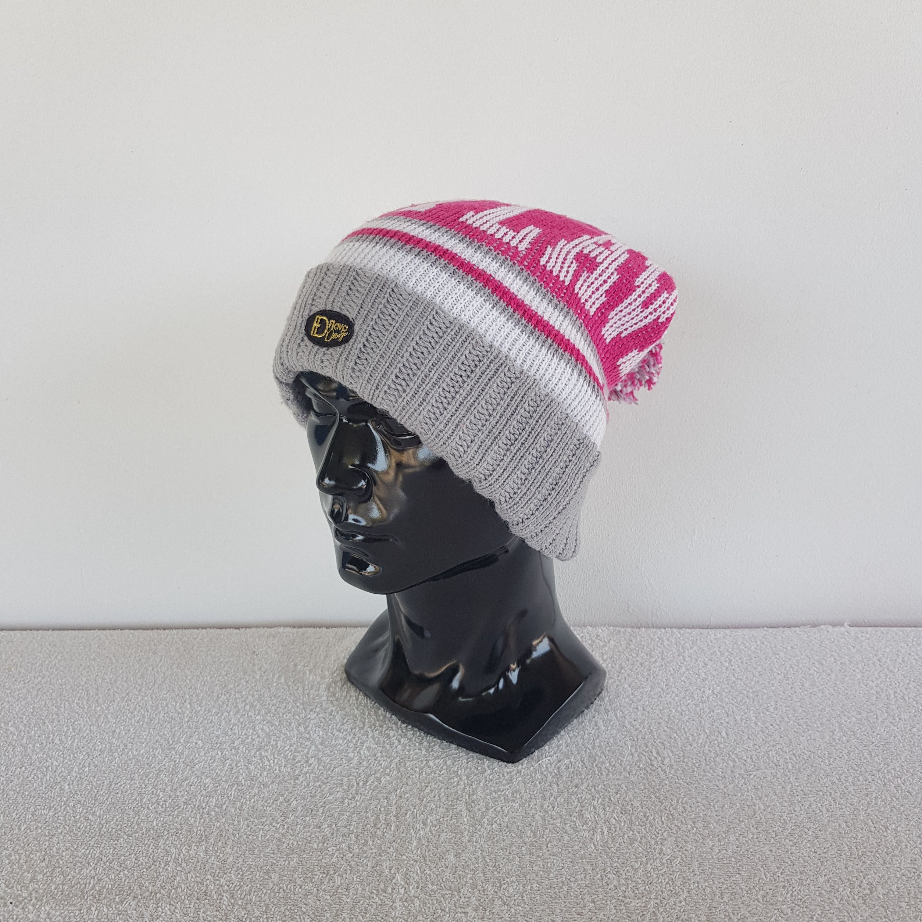 Japanese Brand Japanese Knitted Crochet Beanie Snow Cap Hats - AC10844. Size ONE SIZE - 1 Thumbnail