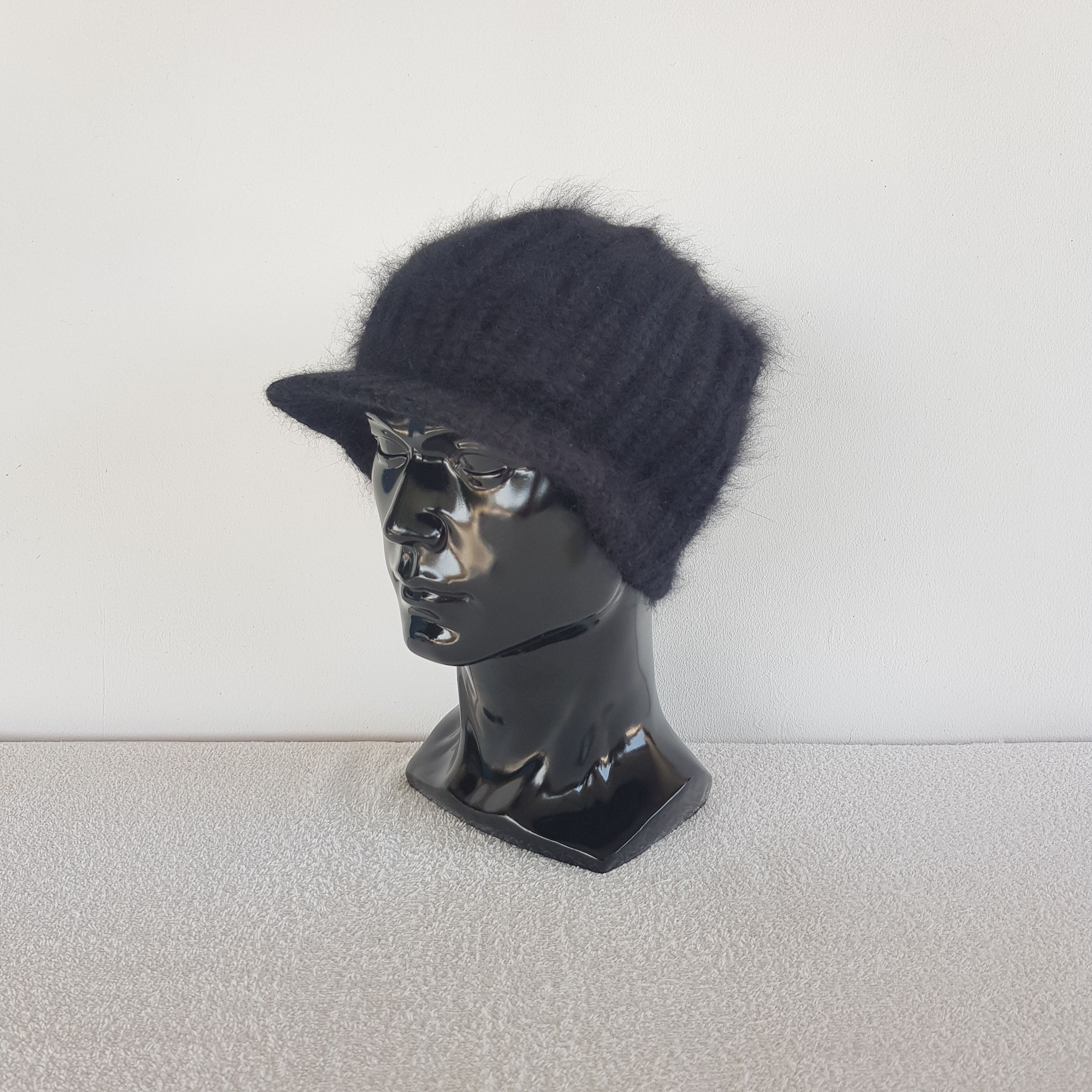 Japanese Brand × Vintage Unknown Japanese Beanie Faux Fur Snow Cap Wool Hats Size ONE SIZE - 1 Thumbnail