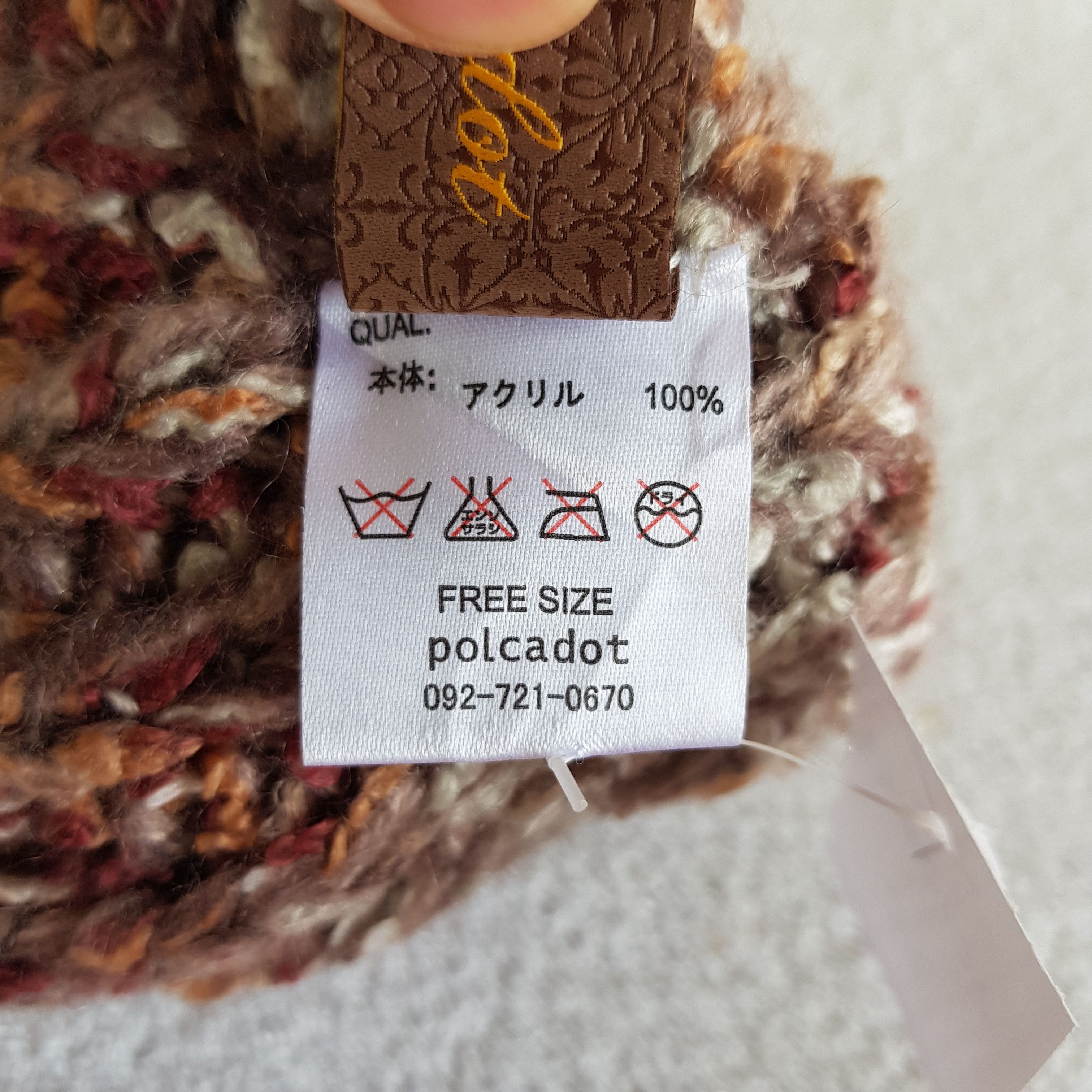 Japanese Brand × Vintage Japanese Crochet Beanie Snow Cap Crochet Knitted Hats Size ONE SIZE - 8 Thumbnail