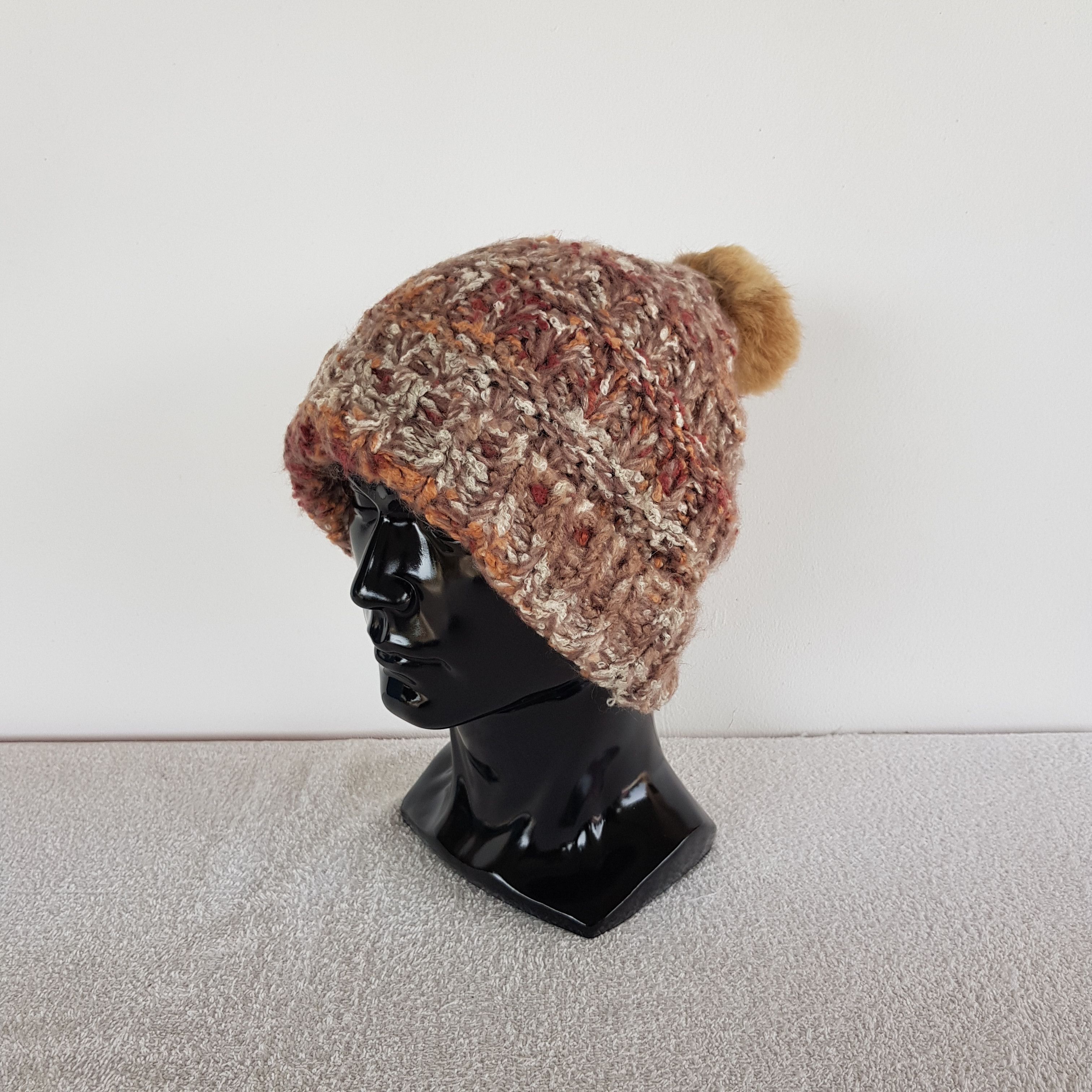 Japanese Crochet Beanie Snow Cap Crochet Knitted Hats