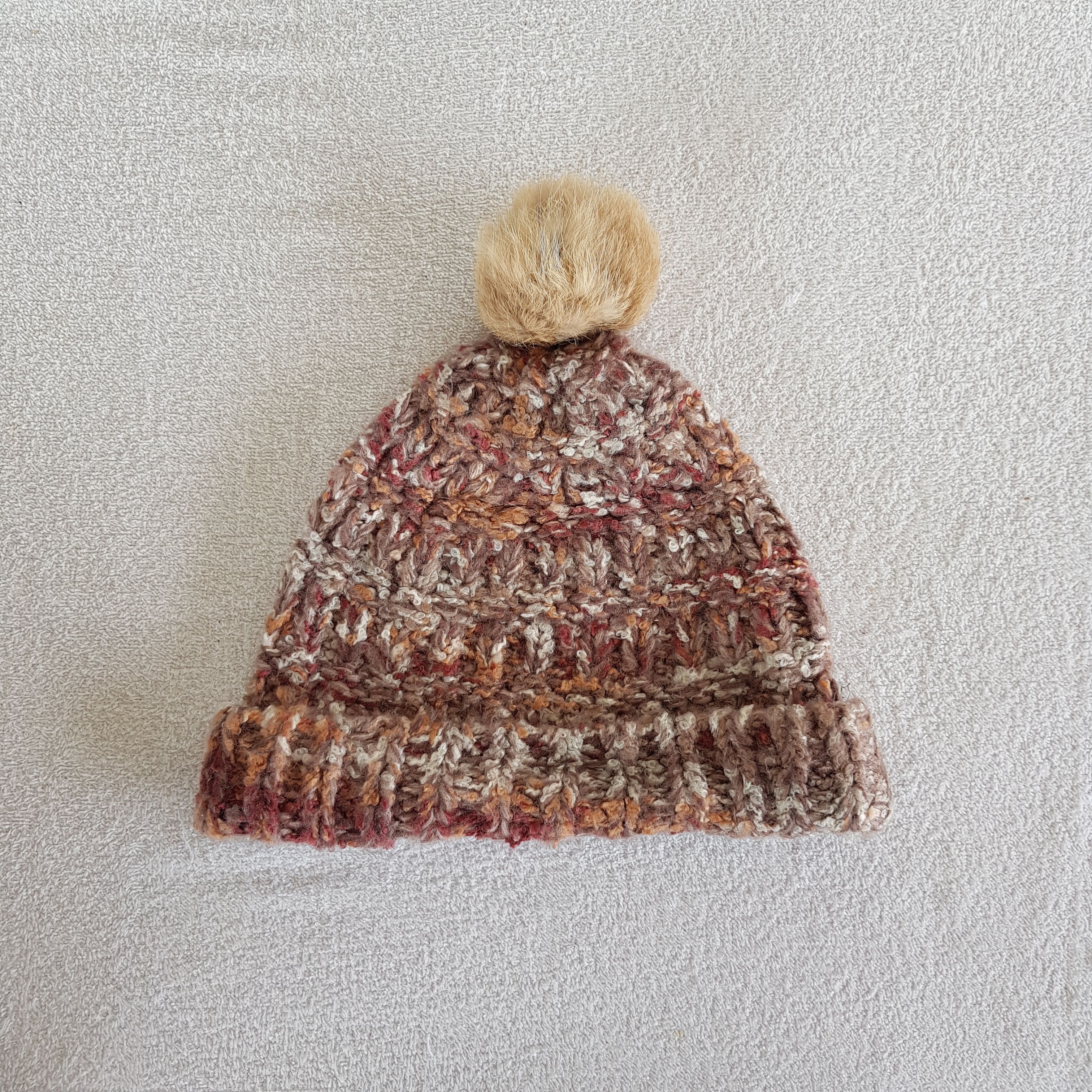 Japanese Brand × Vintage Japanese Crochet Beanie Snow Cap Crochet Knitted Hats Size ONE SIZE - 5 Thumbnail