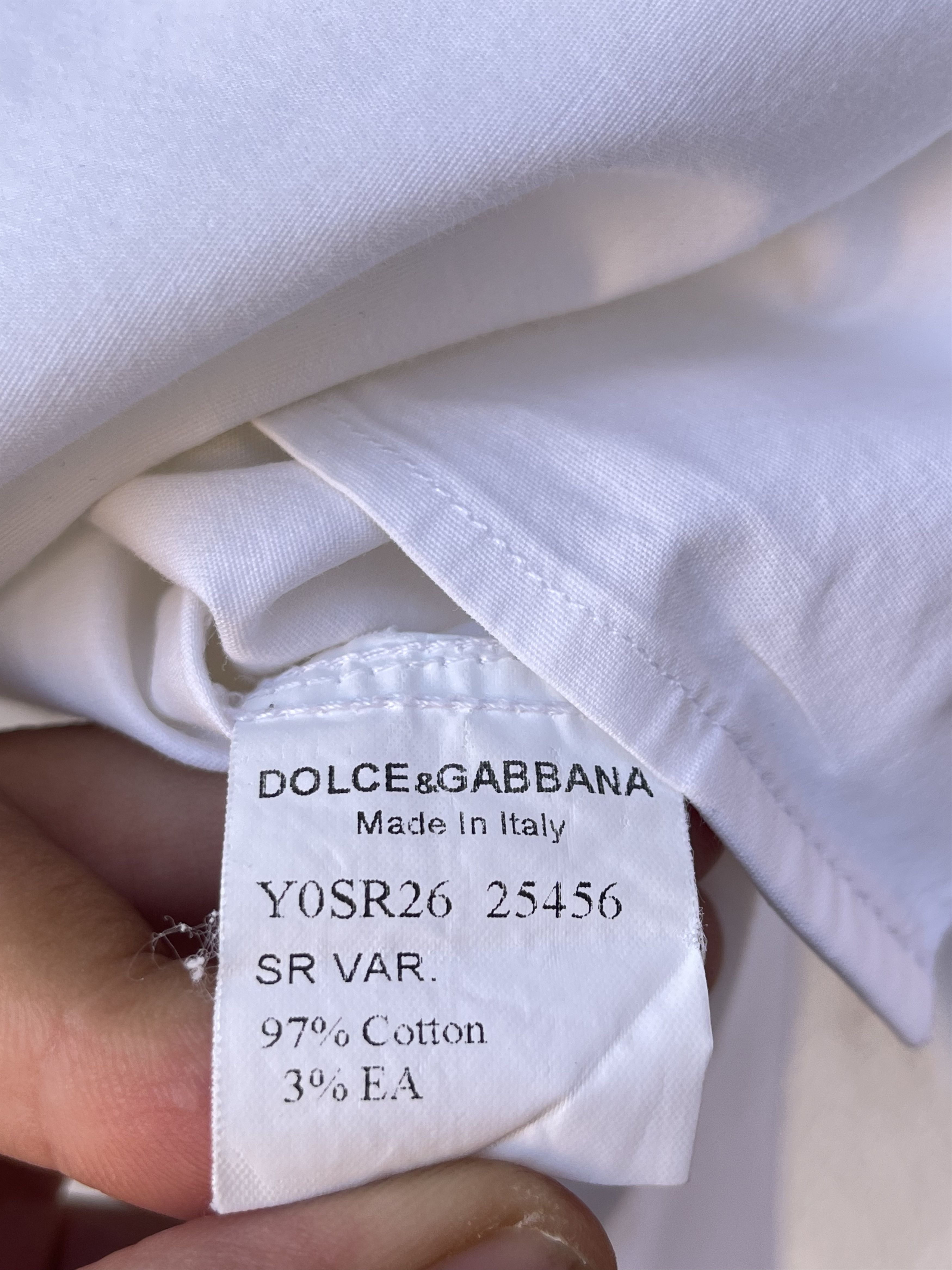 Dolce & Gabbana Dolce and Gabbana stretch slim smoking white S/M Size US S / EU 44-46 / 1 - 5 Thumbnail