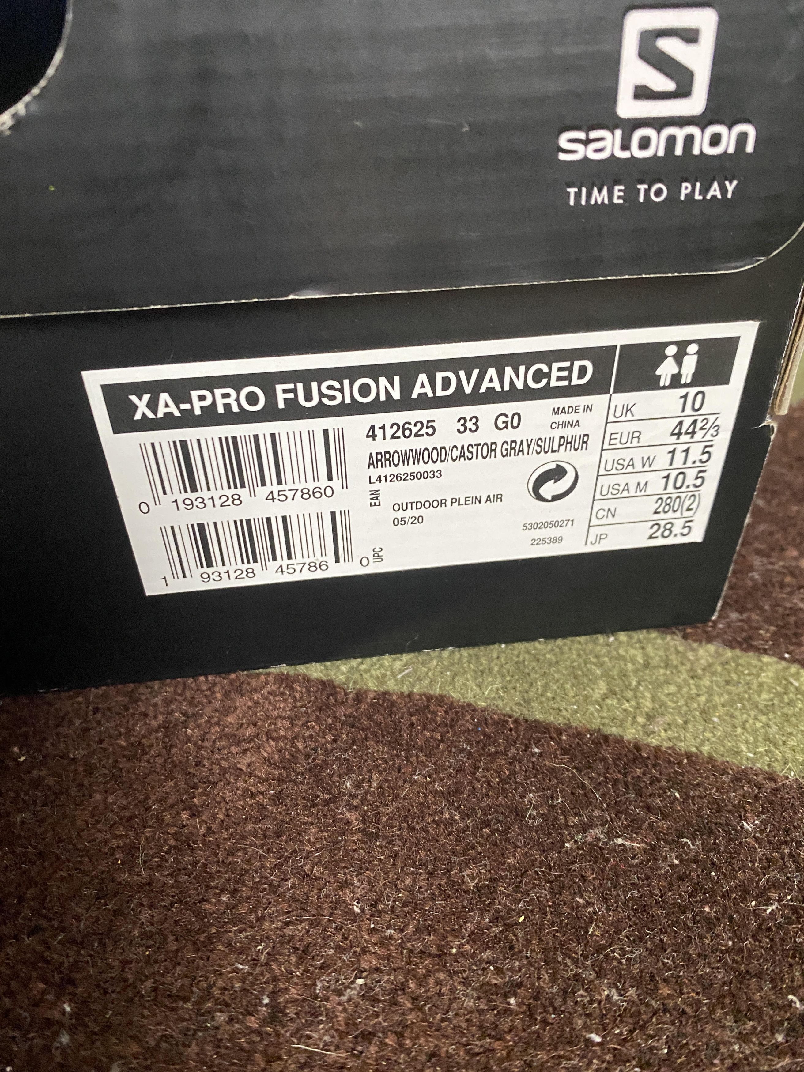 Salomon salomon XA-PRO fusion Advanced - Yellow Size US 10.5 / EU 43-44 - 9 Thumbnail