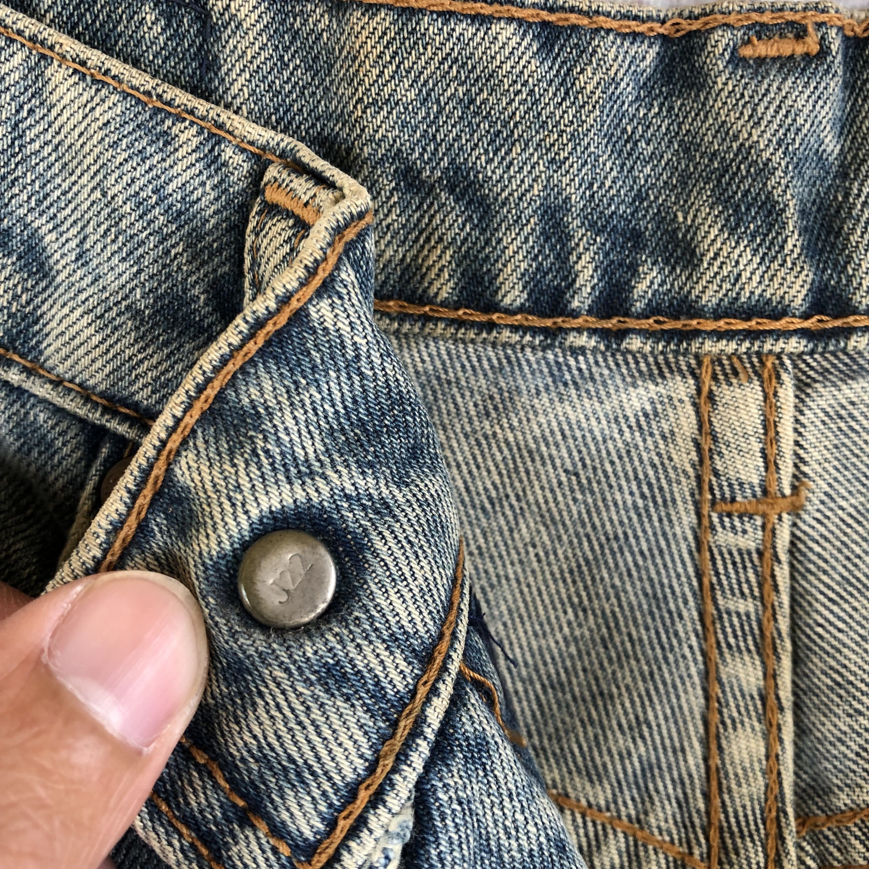 Levi's Vintage Levis 509 Dirty Baggy Jeans Levi's Mud Wash Denim Size 26" / US 2 / IT 38 - 9 Thumbnail