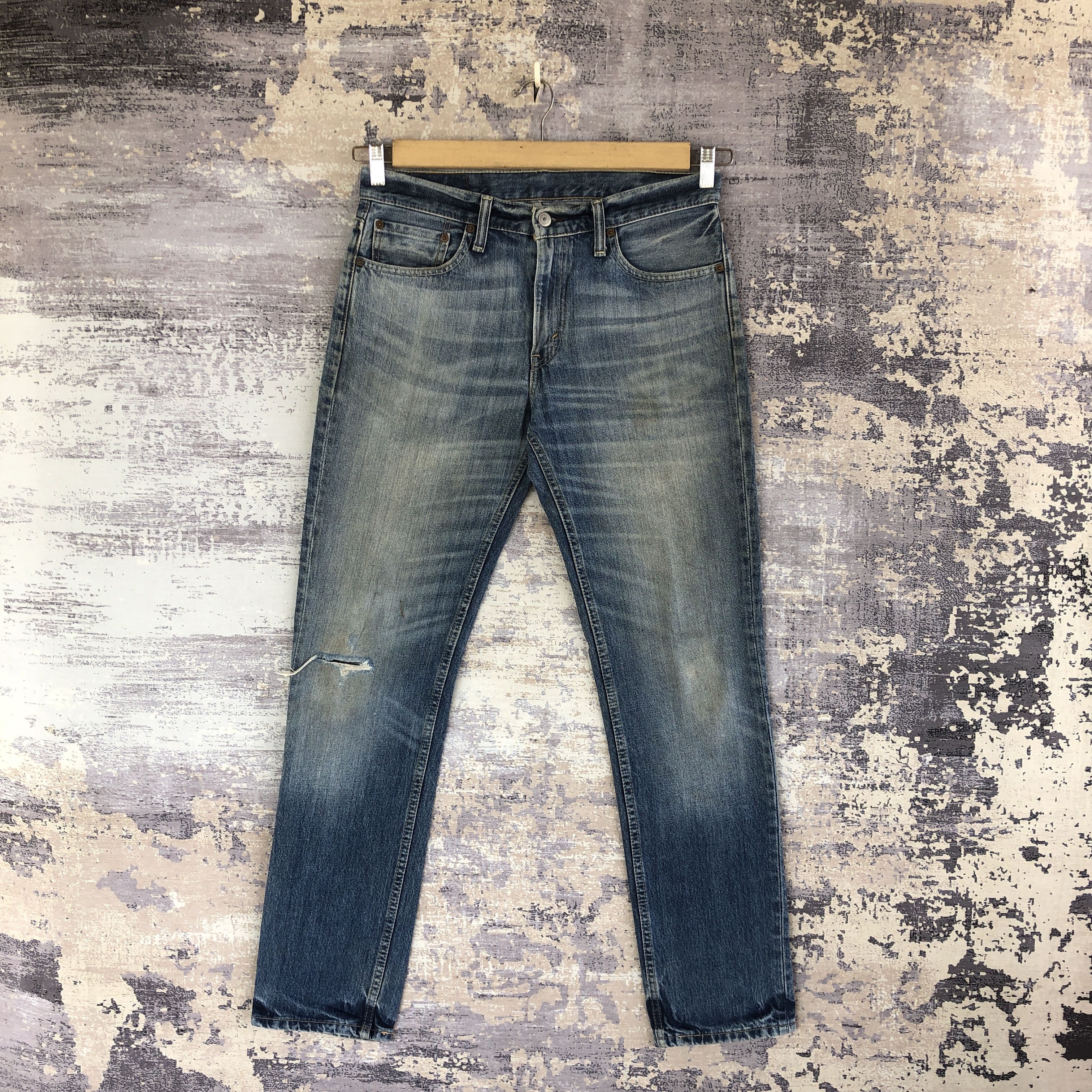 Levi's Vintage Levis Skinny Faded Jeans Levi's 511 Distressed Denim Size US 32 / EU 48 - 1 Thumbnail