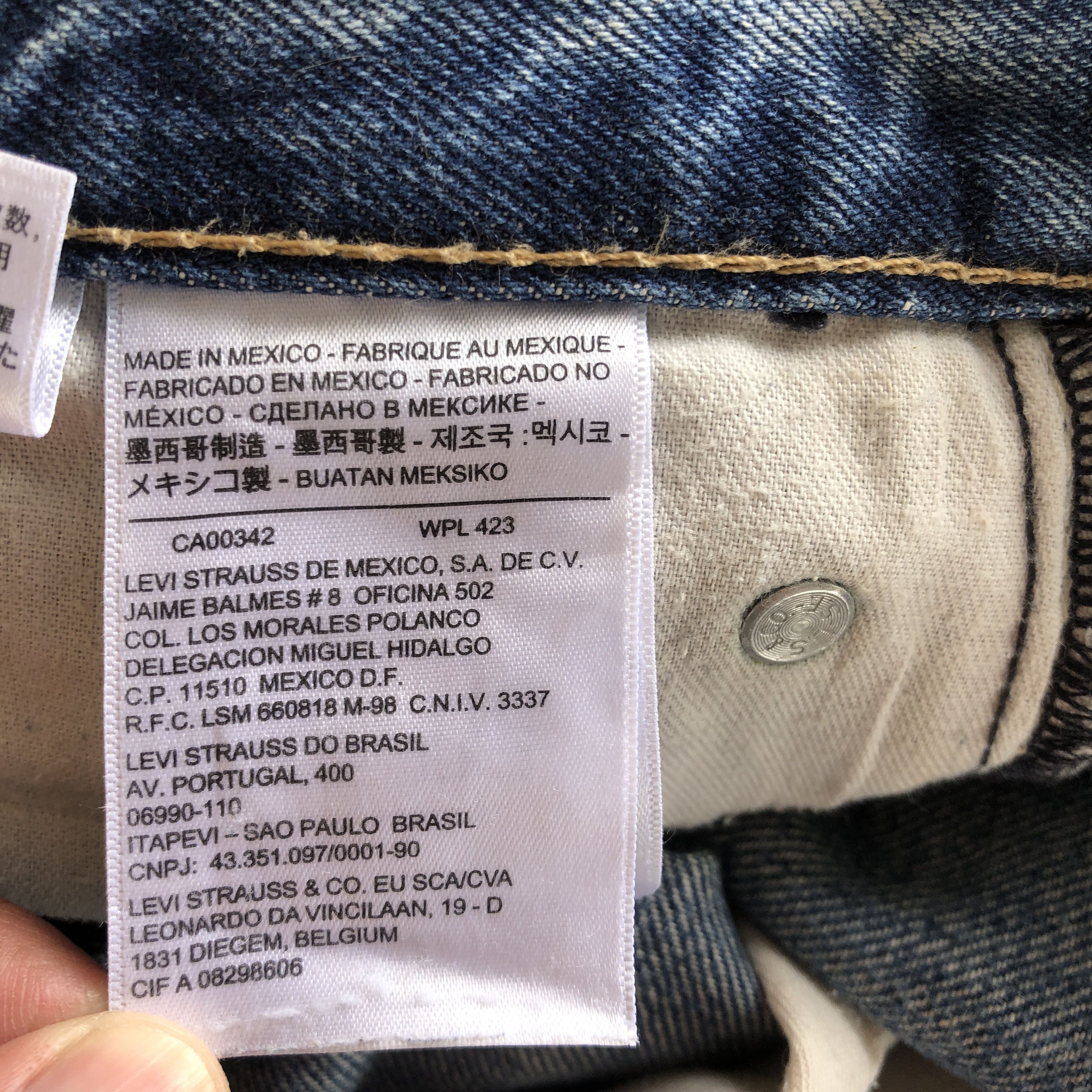 Levi's Vintage Levis Skinny Faded Jeans Levi's 511 Distressed Denim Size US 32 / EU 48 - 11 Thumbnail