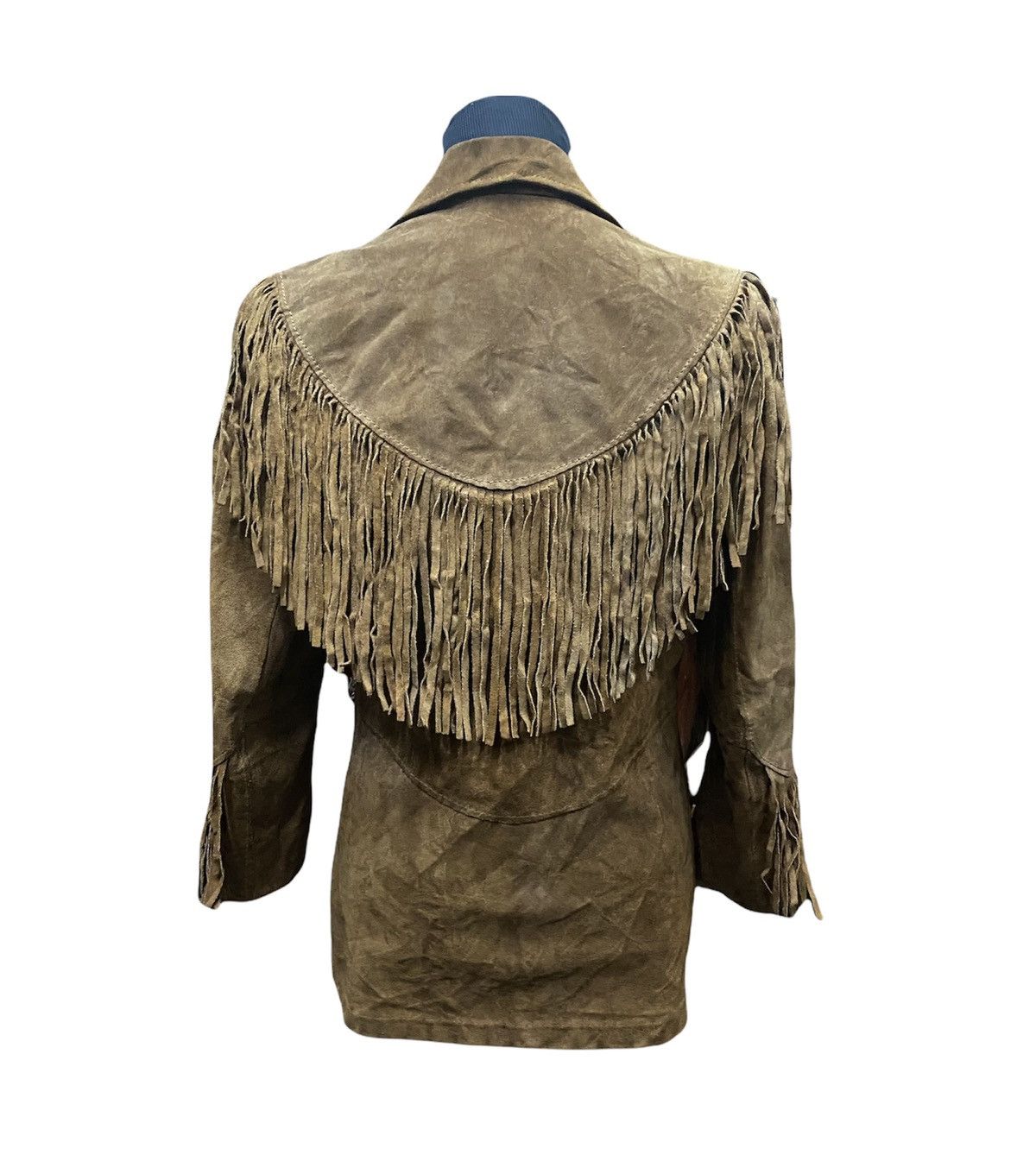 Genuine Leather ♨️RARE Vintage Cowboy Suede Leather Button Jacket Size US M / EU 48-50 / 2 - 2 Thumbnail