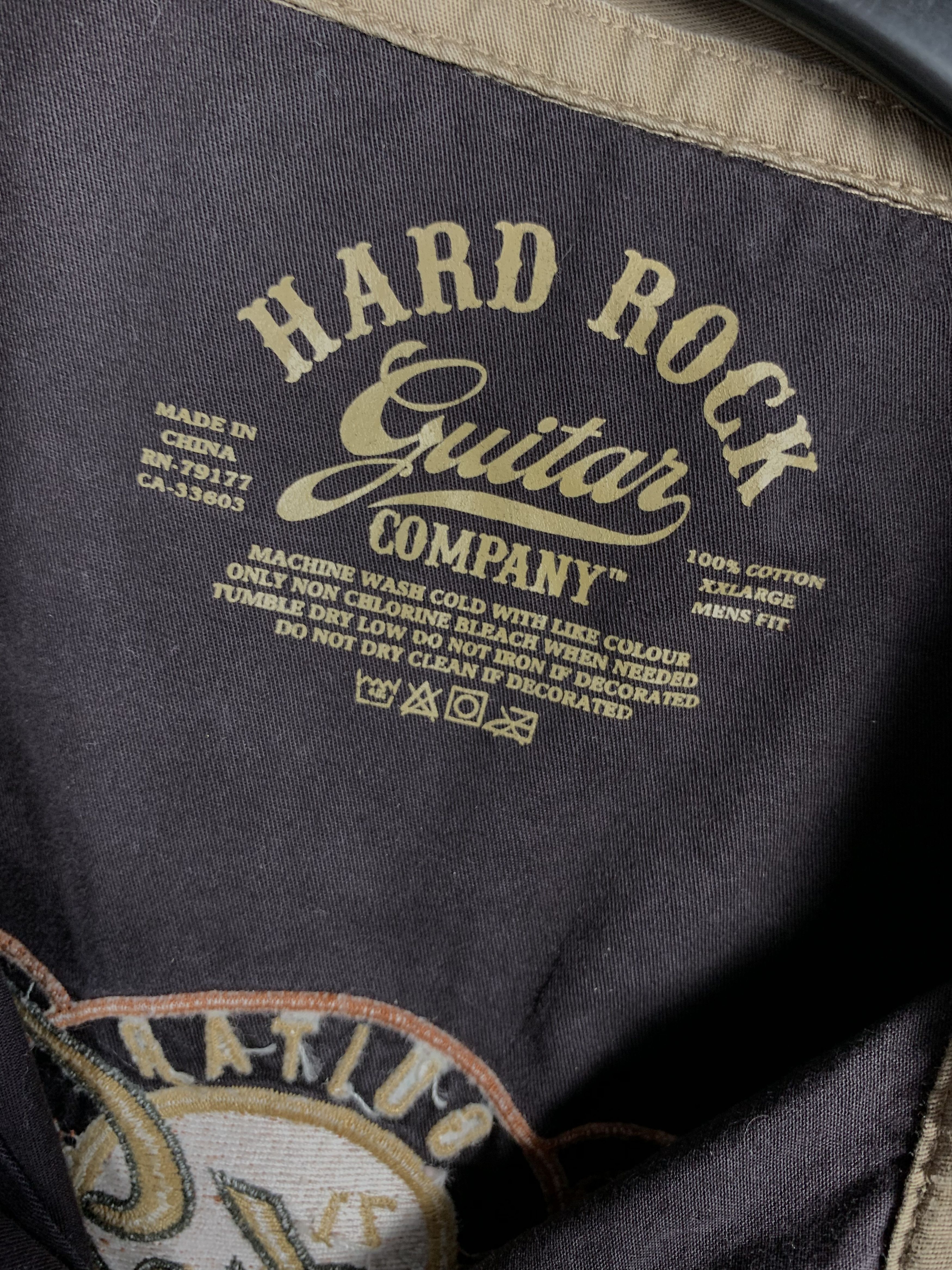 Hard Rock Cafe × Vintage Hard Rock Cafe Guitar Company London Vintage Shirt Size US XXL / EU 58 / 5 - 4 Thumbnail