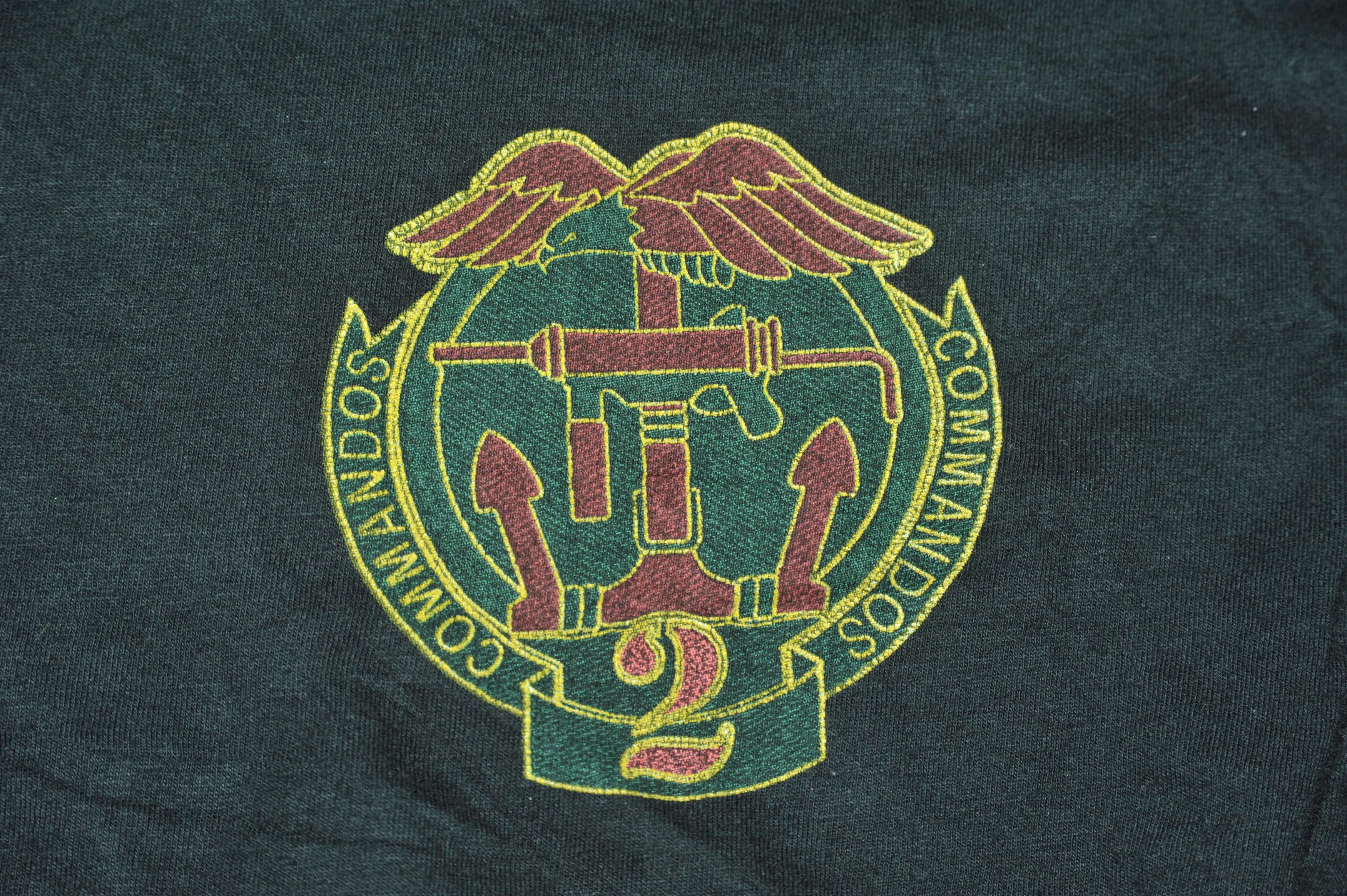 Vintage Vintage 90s Commandos 2 : Men Of Courage Promo T-shirt Size US L / EU 52-54 / 3 - 3 Thumbnail