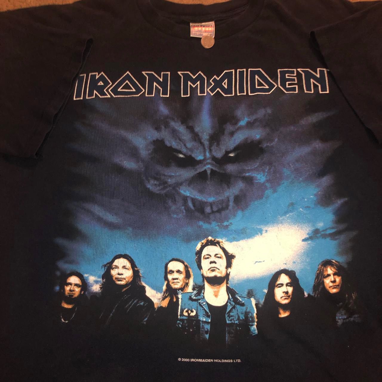 Band Tees 2000 Iron Maiden Tour tee Single stitch 90s 80s heavy Metal Size US L / EU 52-54 / 3 - 1 Thumbnail