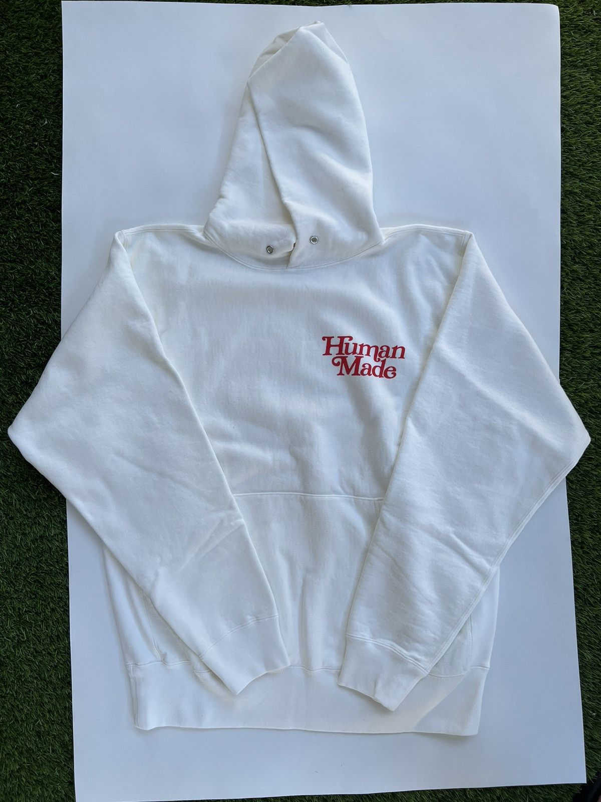 Girls Don't Cry × Human Made × Nigo Human Made x Girls Don’t Cry Logo Hoodie in White Size XL Size US XL / EU 56 / 4 - 3 Thumbnail
