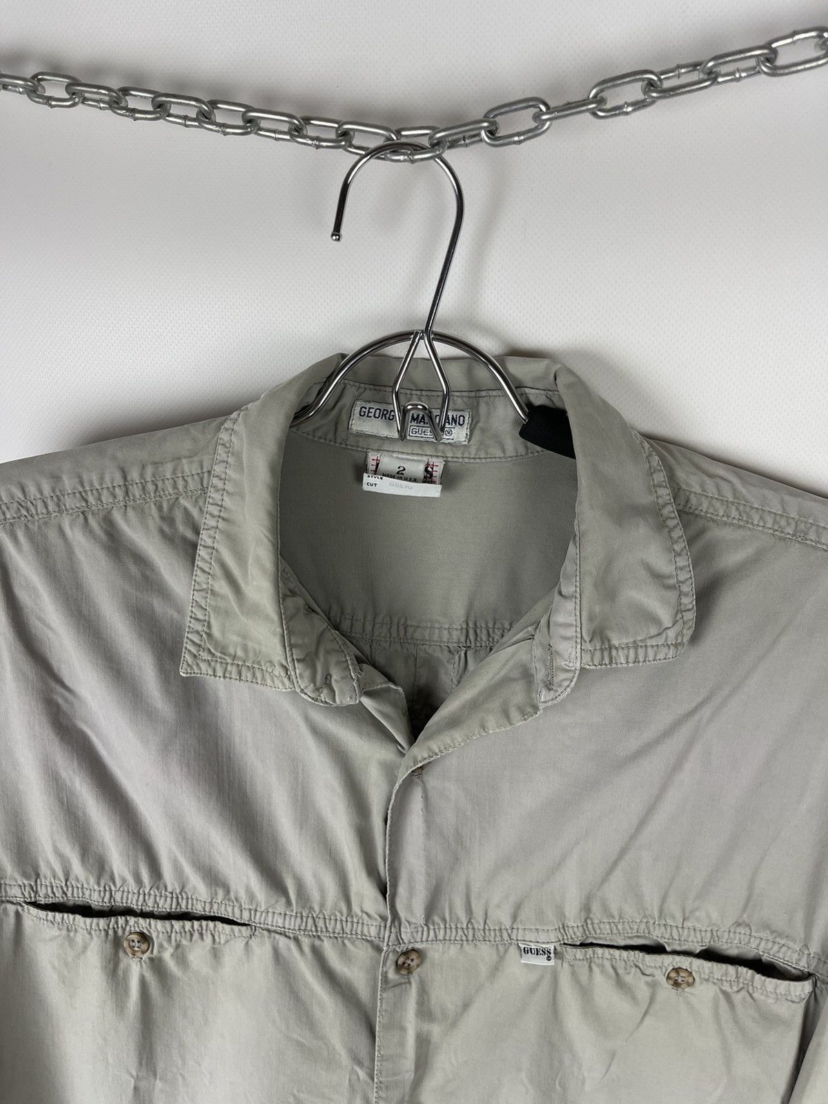 Guess Georges Marciano x Guess USA vintage 90s distressed shirt Size US S / EU 44-46 / 1 - 3 Thumbnail