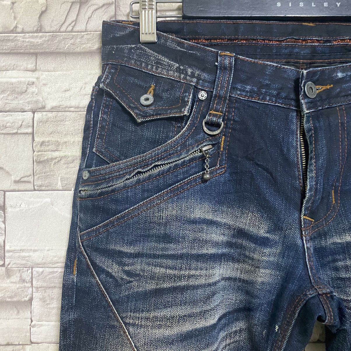 Japanese Brand Nicole Club For Men Denim Slim Flare Jeans Size US 31 - 5 Thumbnail