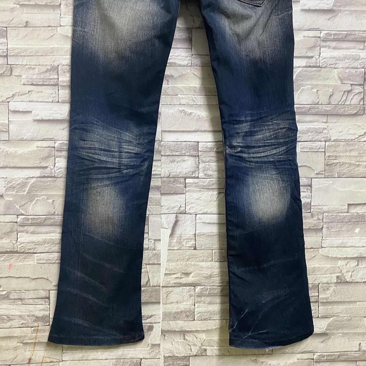 Japanese Brand Nicole Club For Men Denim Slim Flare Jeans Size US 31 - 12 Thumbnail