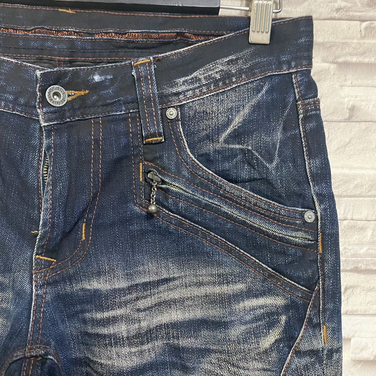 Japanese Brand Nicole Club For Men Denim Slim Flare Jeans Size US 31 - 8 Thumbnail