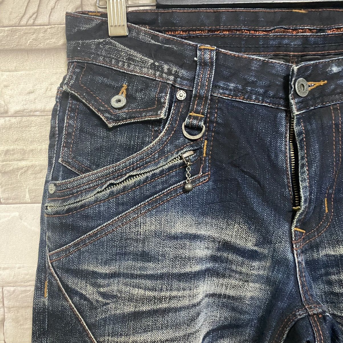 Japanese Brand Nicole Club For Men Denim Slim Flare Jeans Size US 31 - 9 Thumbnail