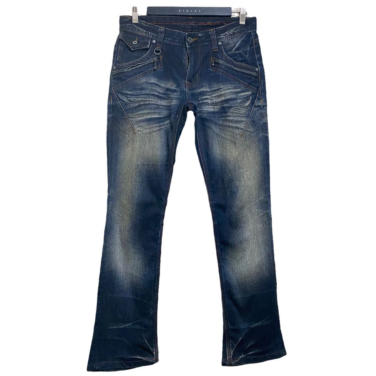 Japanese Brand Nicole Club For Men Denim Slim Flare Jeans Size US 31 - 1 Thumbnail
