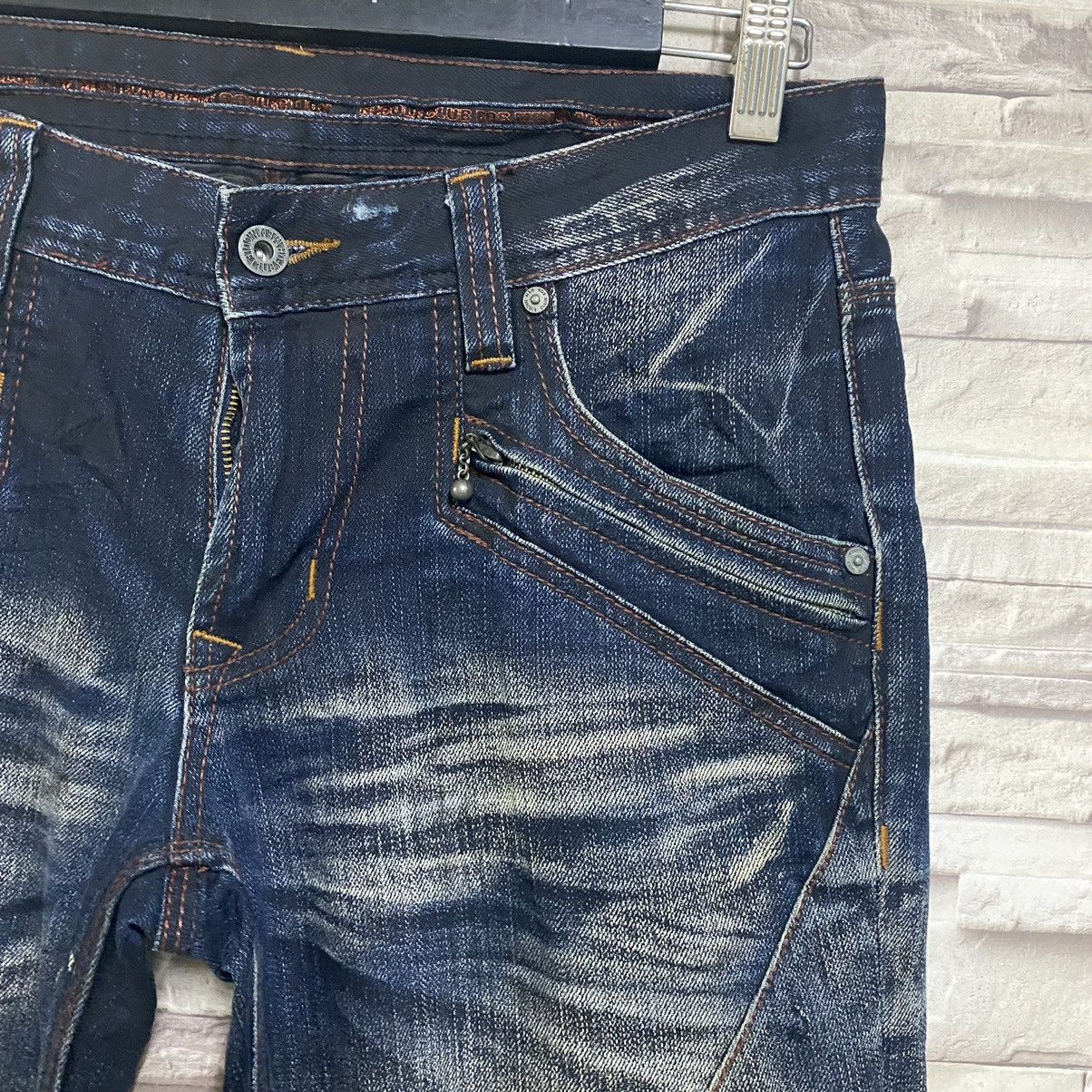 Japanese Brand Nicole Club For Men Denim Slim Flare Jeans Size US 31 - 6 Thumbnail