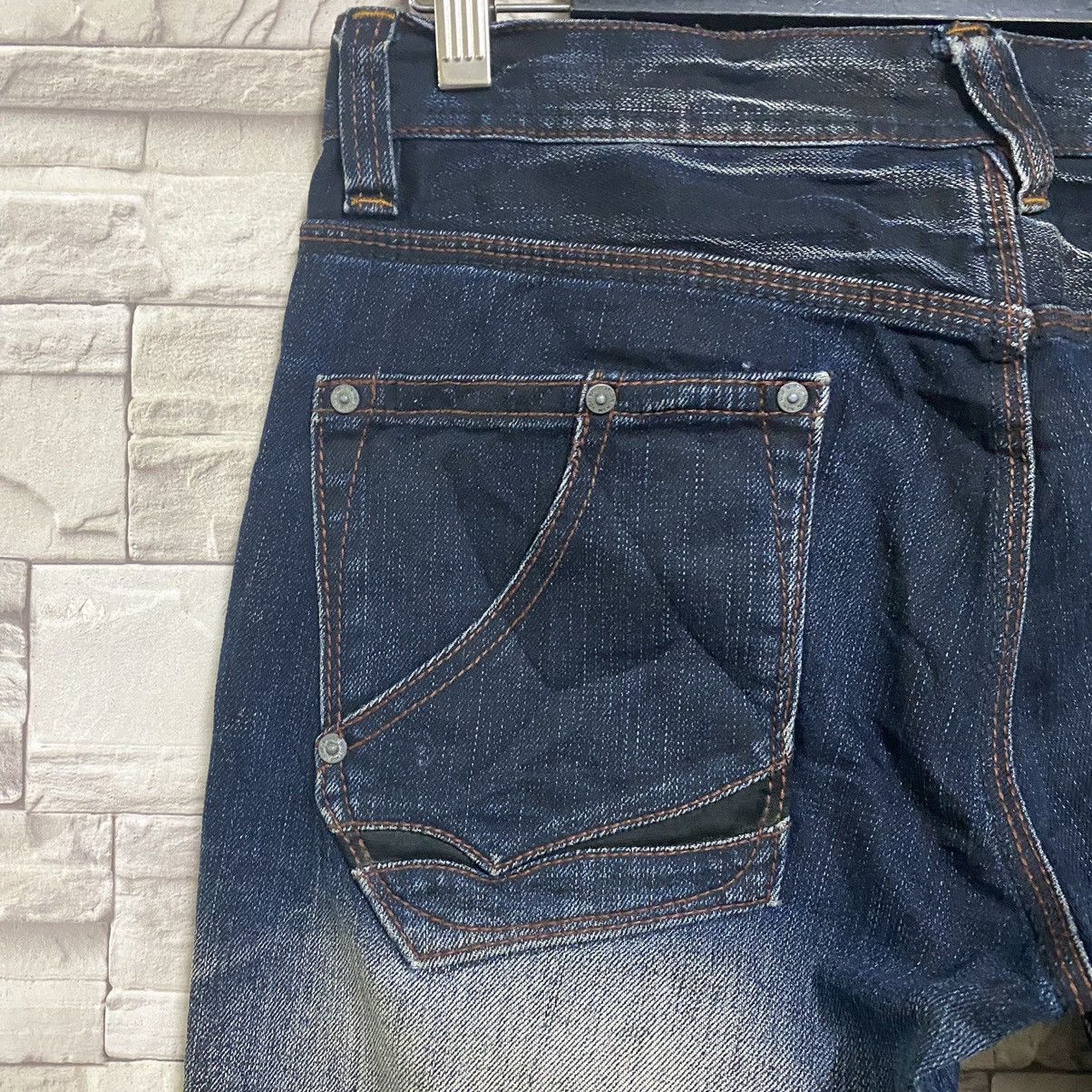 Japanese Brand Nicole Club For Men Denim Slim Flare Jeans Size US 31 - 14 Thumbnail