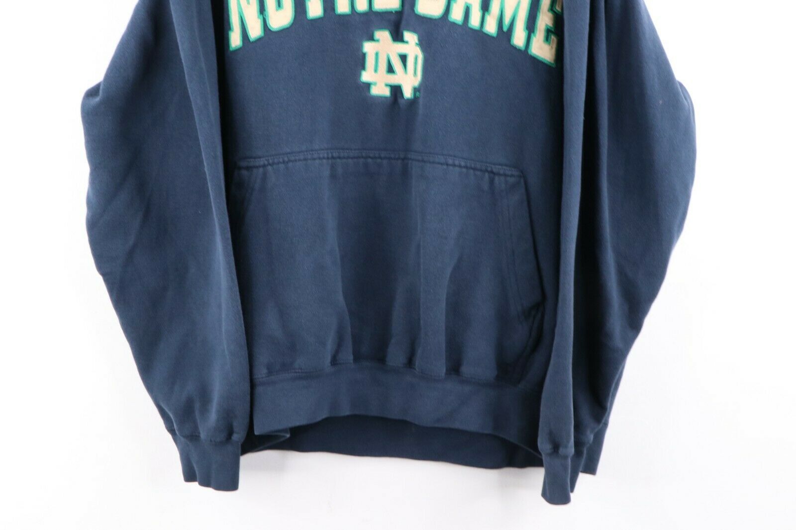 Vintage Vintage University of Notre Dame Faded Hoodie Sweatshirt Size US M / EU 48-50 / 2 - 3 Thumbnail