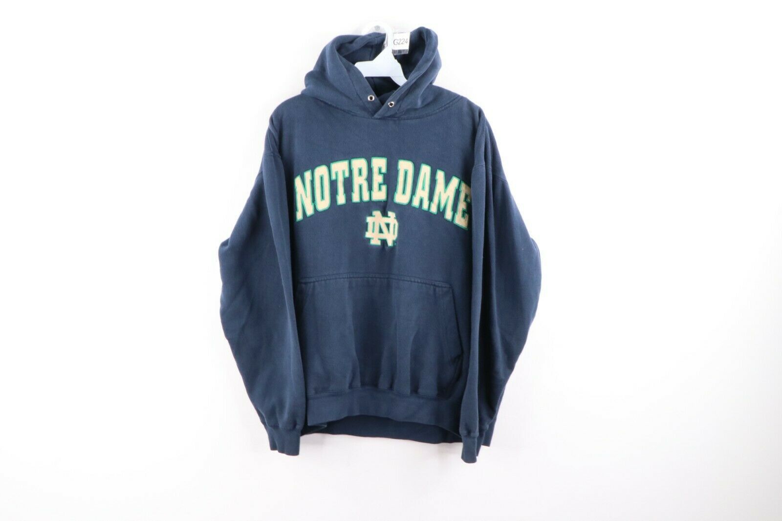 Vintage Vintage University of Notre Dame Faded Hoodie Sweatshirt Size US M / EU 48-50 / 2 - 1 Thumbnail
