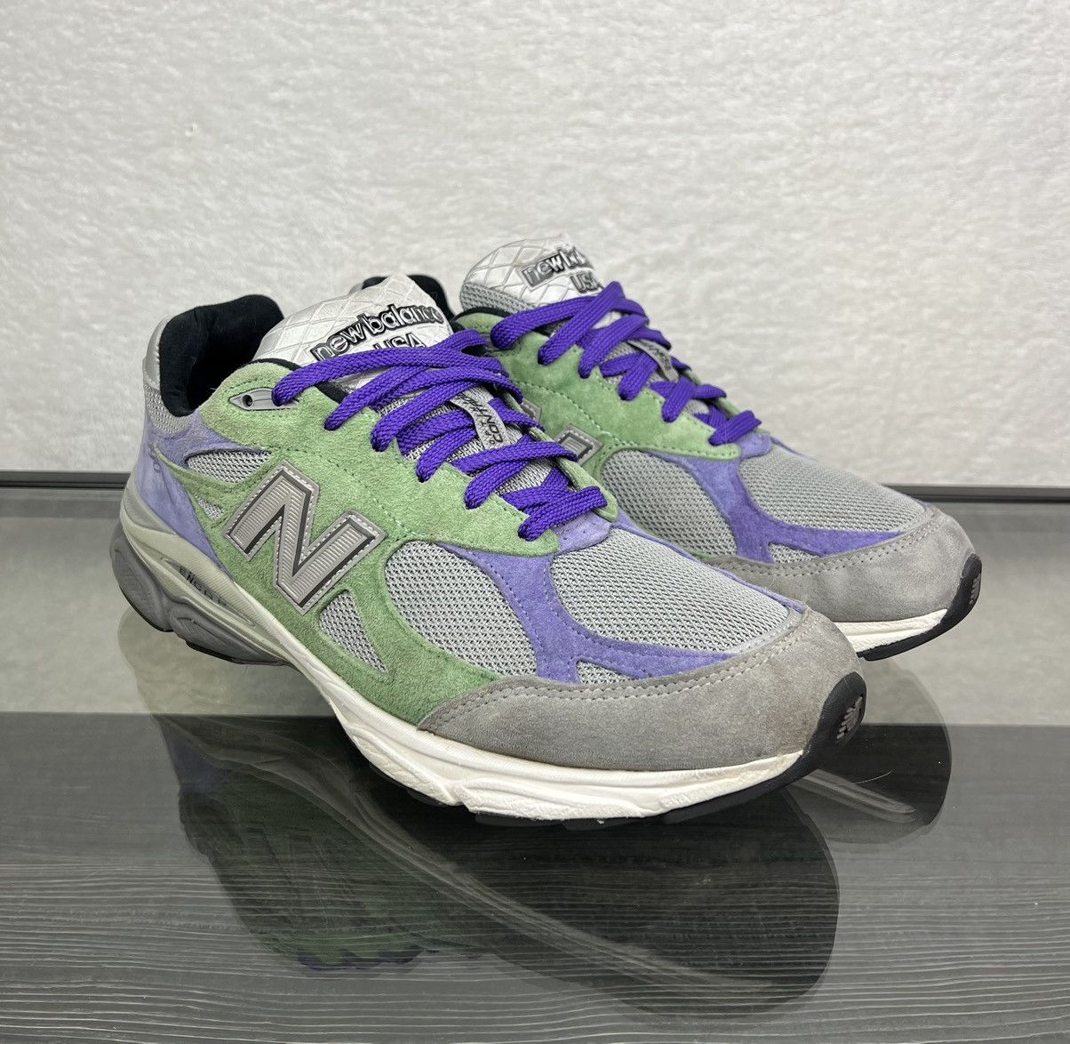 New Balance × Stray Rats New Balance 990V3 x Stray Rats The Joker Final Reprise Sz 12 Size US 12 / EU 45 - 1 Thumbnail