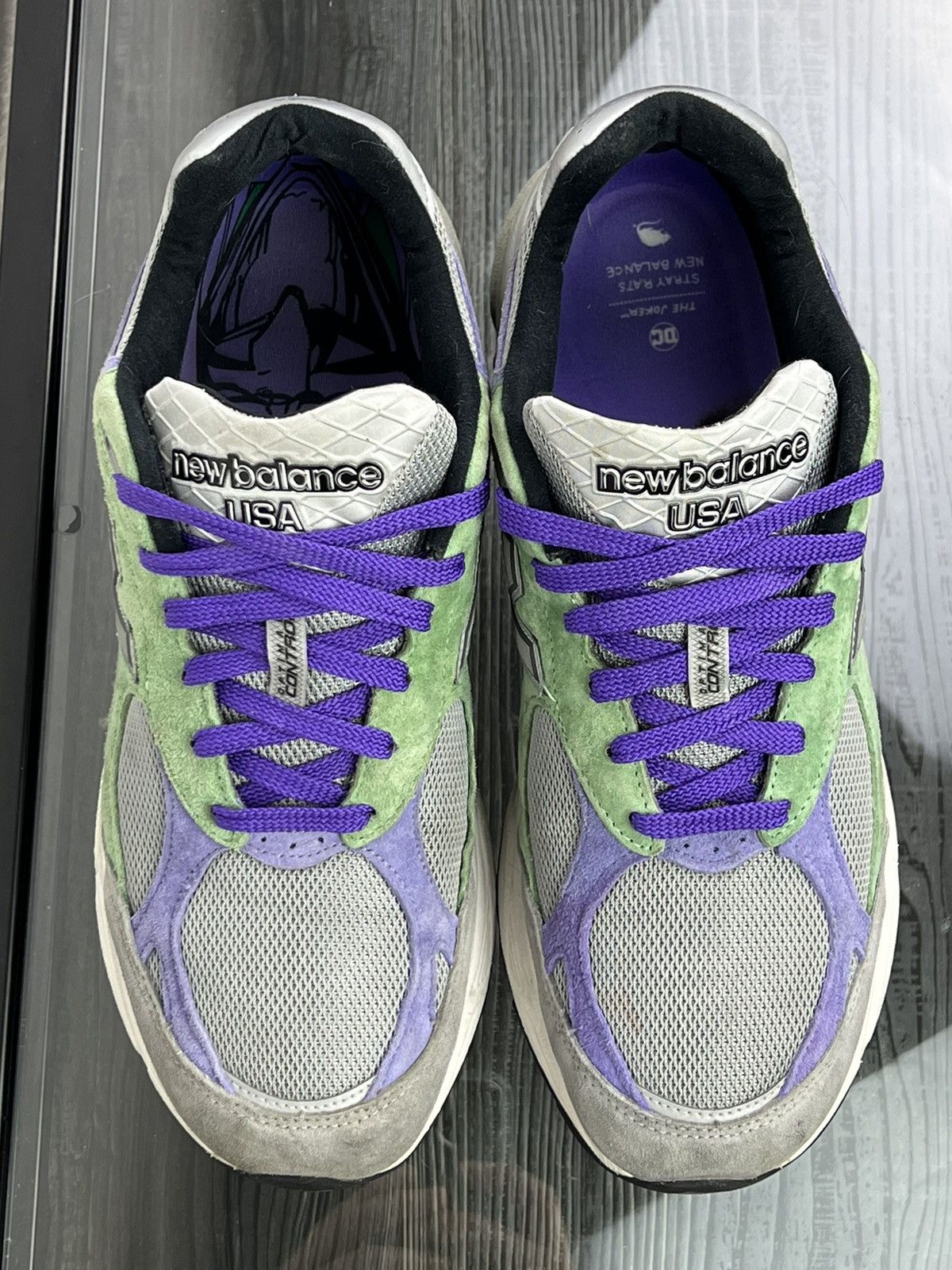New Balance × Stray Rats New Balance 990V3 x Stray Rats The Joker Final Reprise Sz 12 Size US 12 / EU 45 - 4 Thumbnail