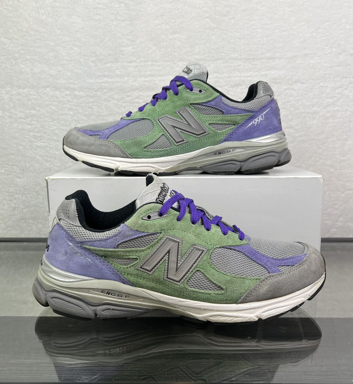 New Balance × Stray Rats New Balance 990V3 x Stray Rats The Joker Final Reprise Sz 12 Size US 12 / EU 45 - 3 Thumbnail