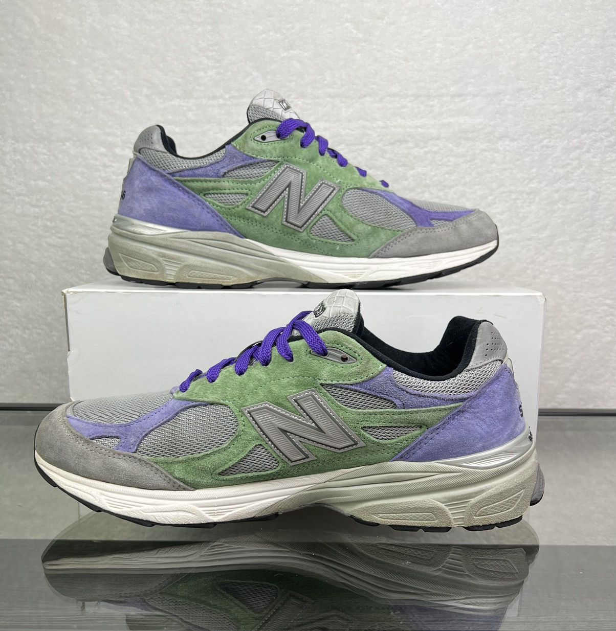 New Balance × Stray Rats New Balance 990V3 x Stray Rats The Joker Final Reprise Sz 12 Size US 12 / EU 45 - 2 Thumbnail