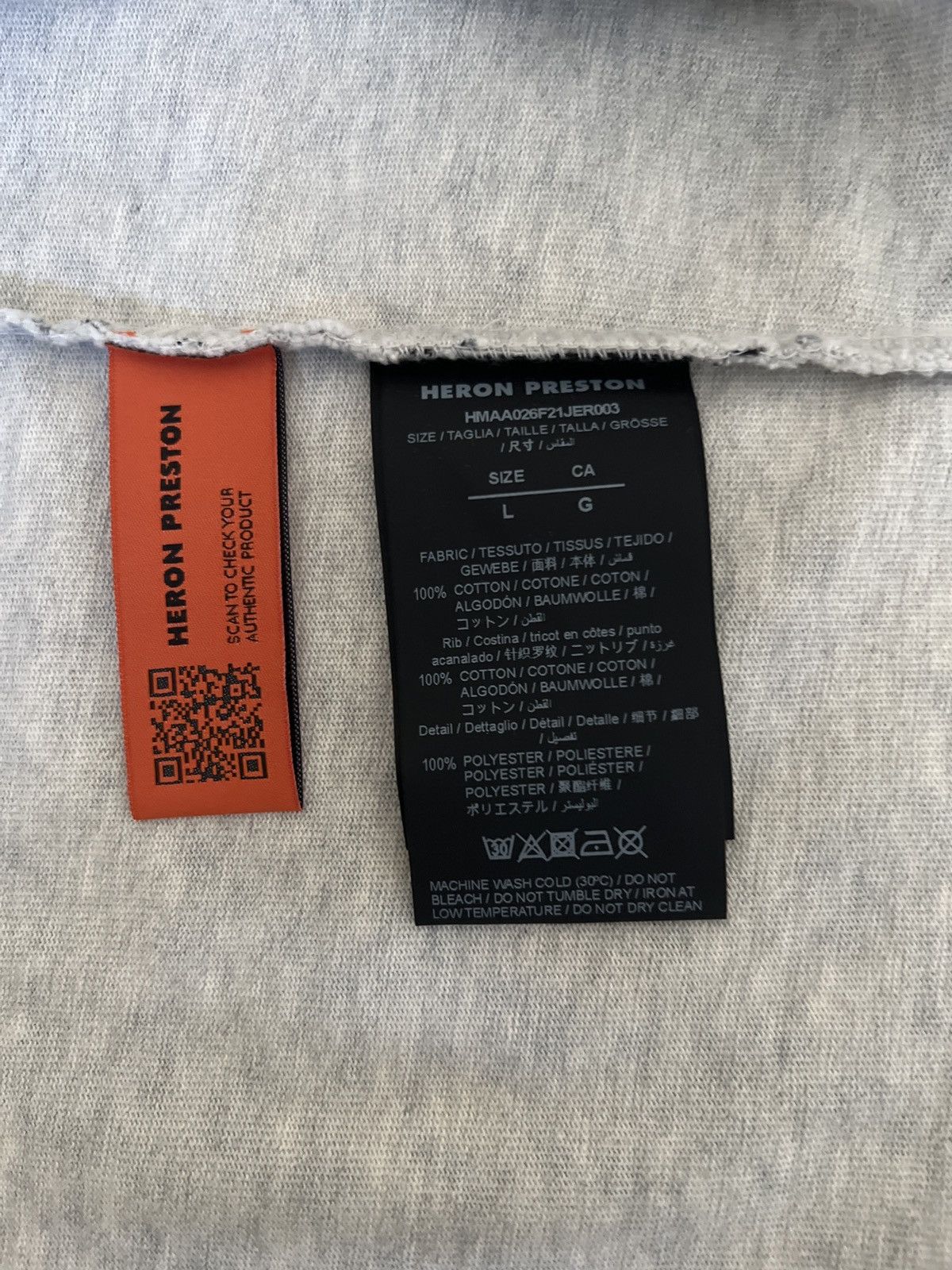 Heron Preston Heron Preston logo polka-dot T-shirt Size US L / EU 52-54 / 3 - 6 Thumbnail