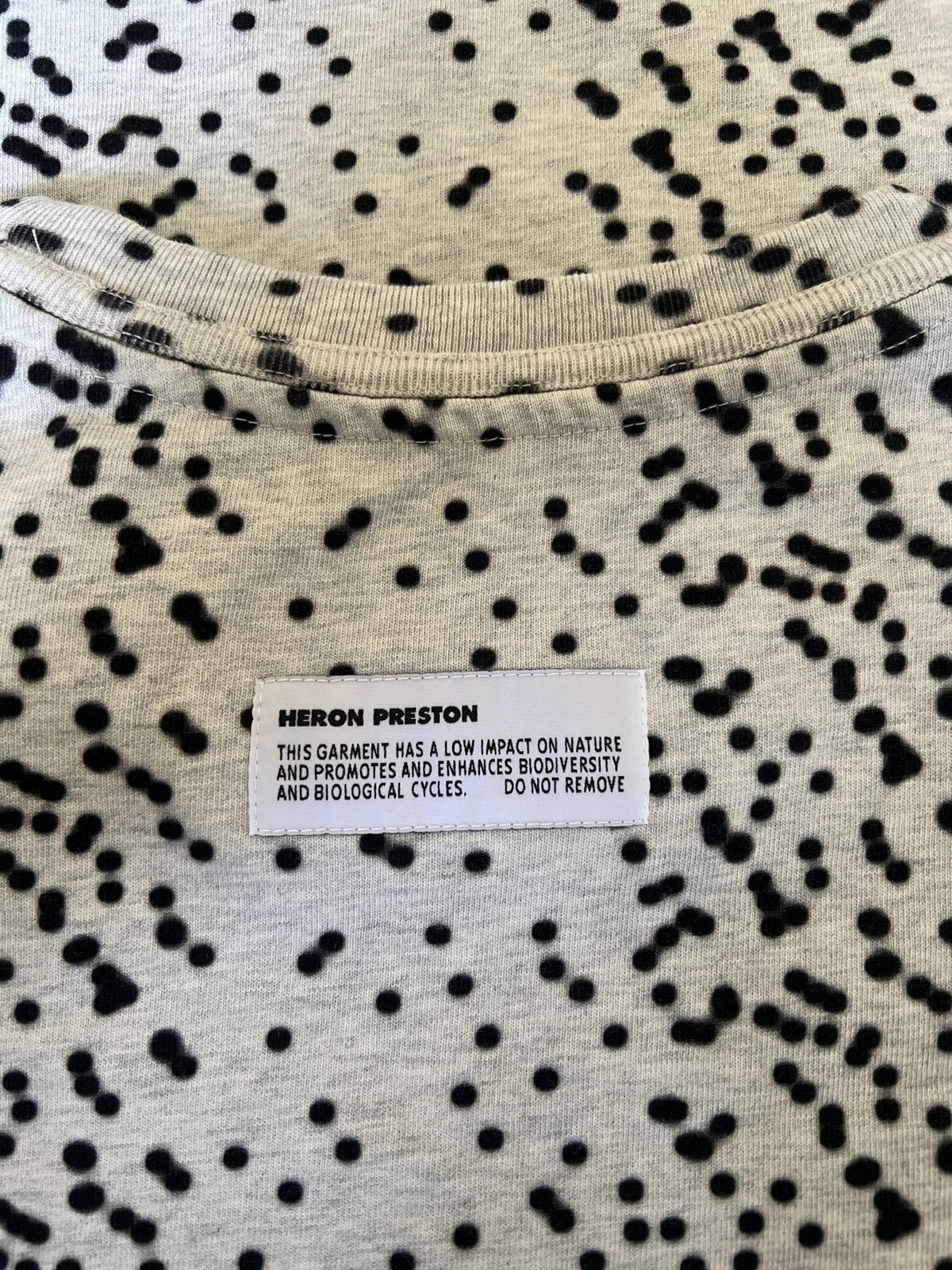 Heron Preston Heron Preston logo polka-dot T-shirt Size US L / EU 52-54 / 3 - 7 Thumbnail