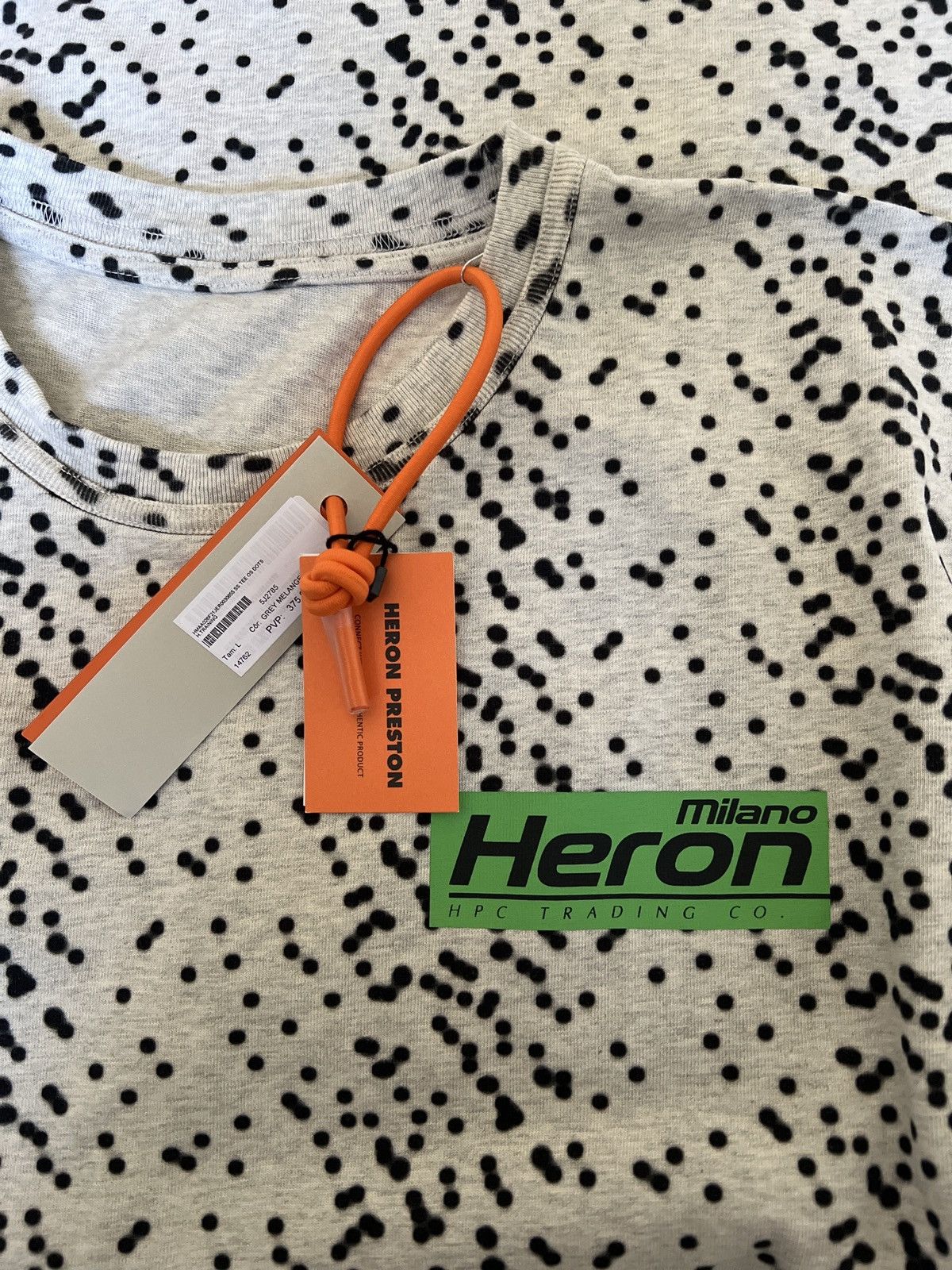 Heron Preston Heron Preston logo polka-dot T-shirt Size US L / EU 52-54 / 3 - 5 Thumbnail