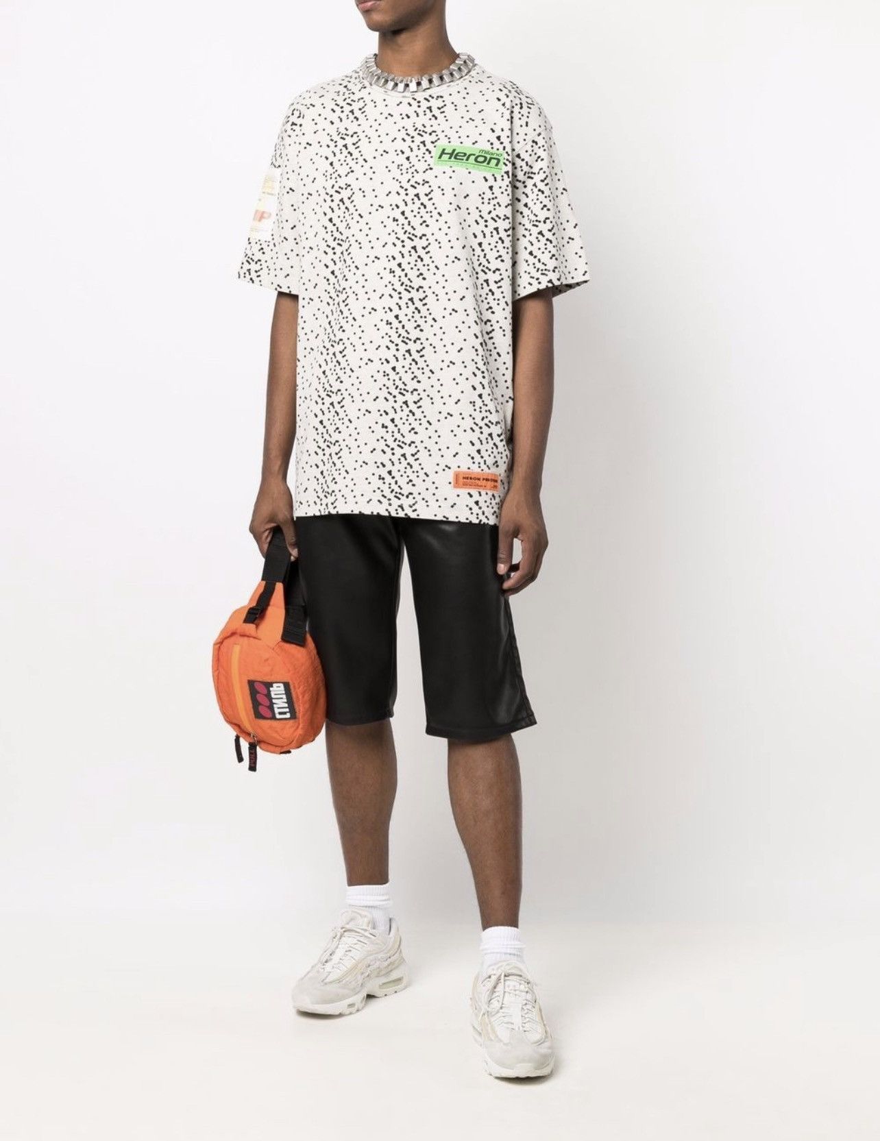 Heron Preston Heron Preston logo polka-dot T-shirt Size US L / EU 52-54 / 3 - 4 Thumbnail