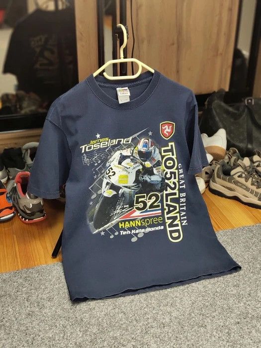 Other Vintage Honda Racing Motorcycle James Toseland T Shirt Tee Size US M / EU 48-50 / 2 - 9 Thumbnail